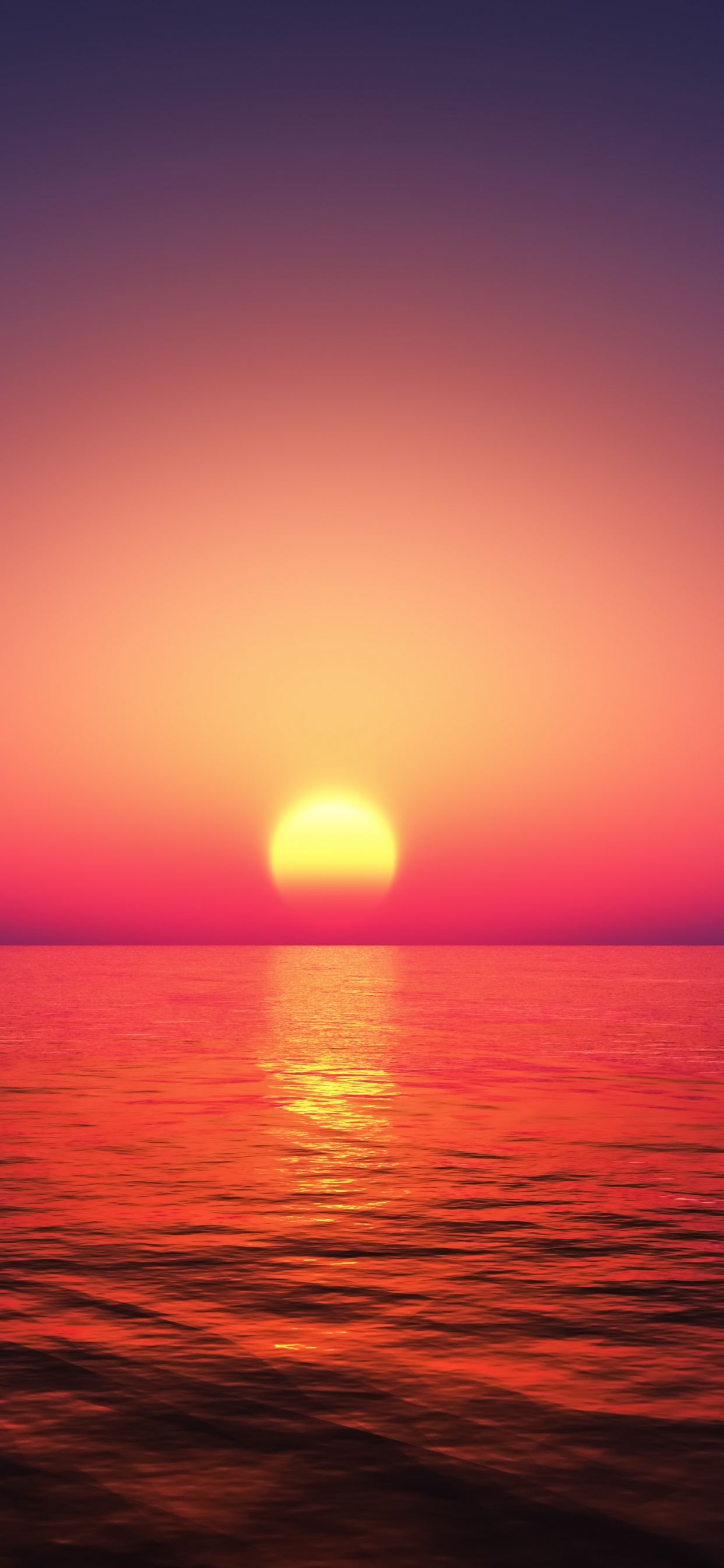 Обои горизонт, вода, атмосфера, дневное время, экорегион в разрешении 1242x2688