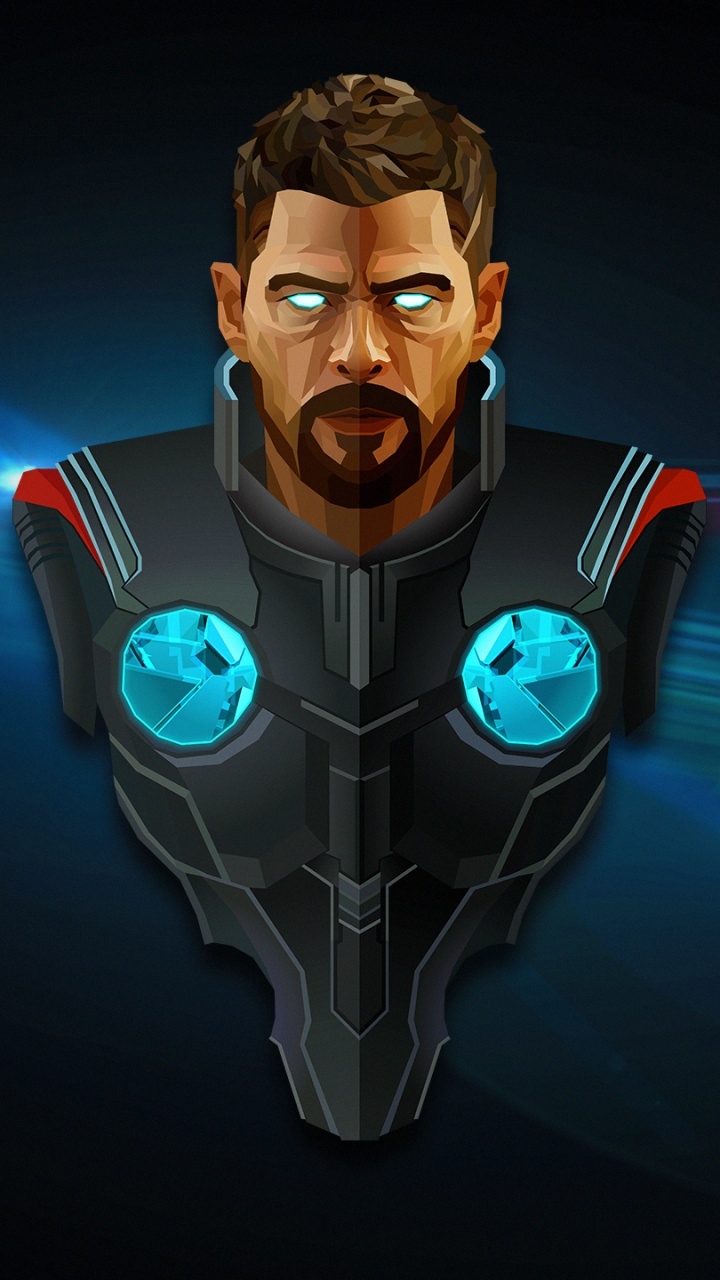 Обои ТОР, Мстители: Война бесконечности, Железный человек, мститель, человек-паук в разрешении 720x1280