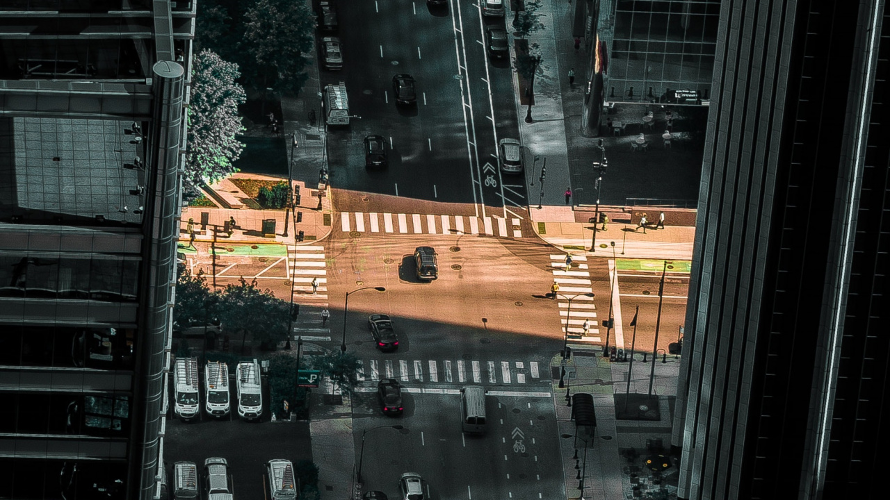 Обои город, метрополия, городской район, городской пейзаж, населенный пункт в разрешении 1280x720