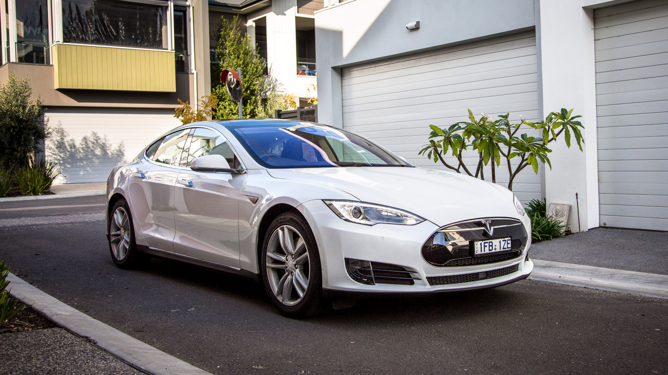 Обои обод, авто, Tesla Model X, Литые диски, семейный автомобиль в разрешении 1366x768