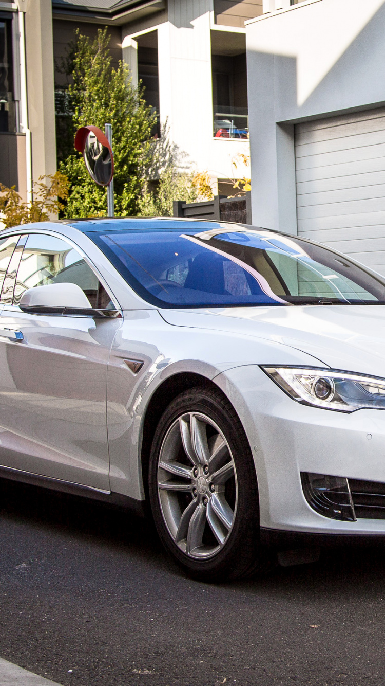 Обои обод, авто, Tesla Model X, Литые диски, семейный автомобиль в разрешении 750x1334