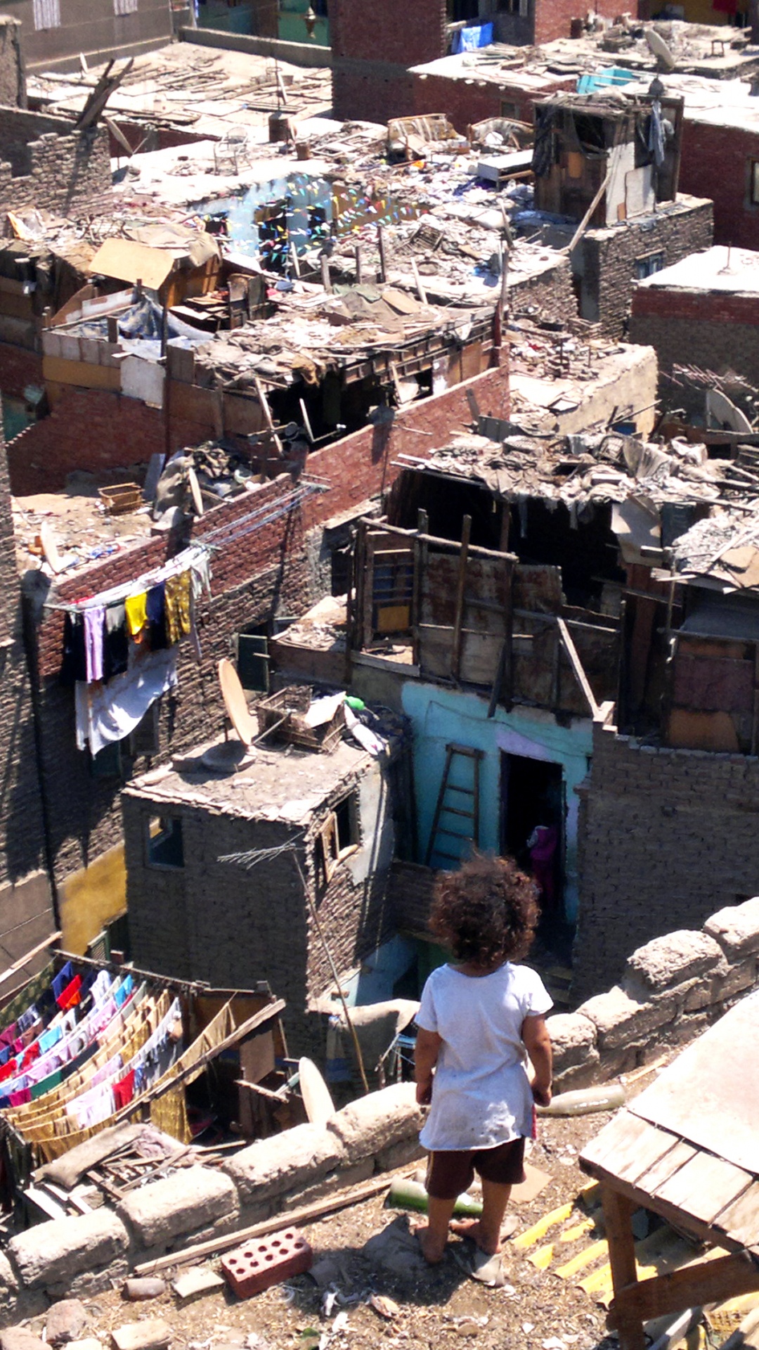 Обои Каир, соседство, город, бедствие, дом в разрешении 1080x1920