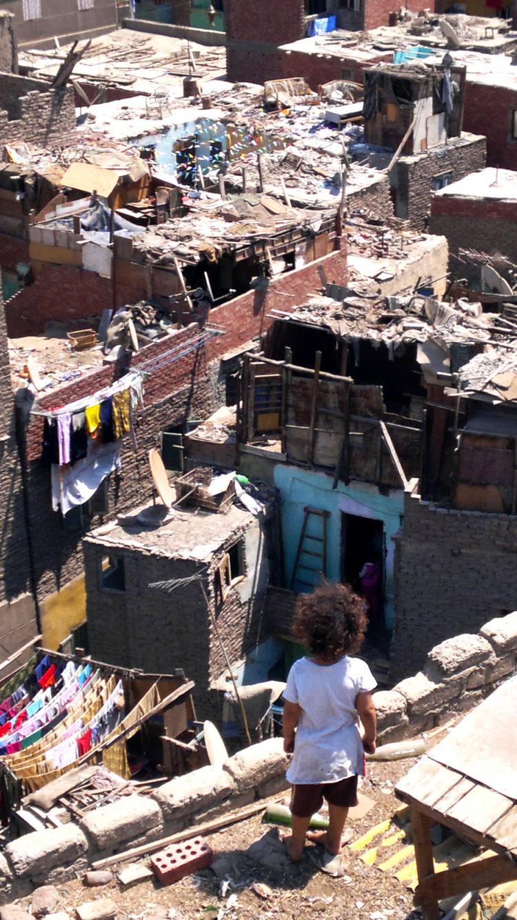 Обои Каир, соседство, город, бедствие, дом в разрешении 750x1334