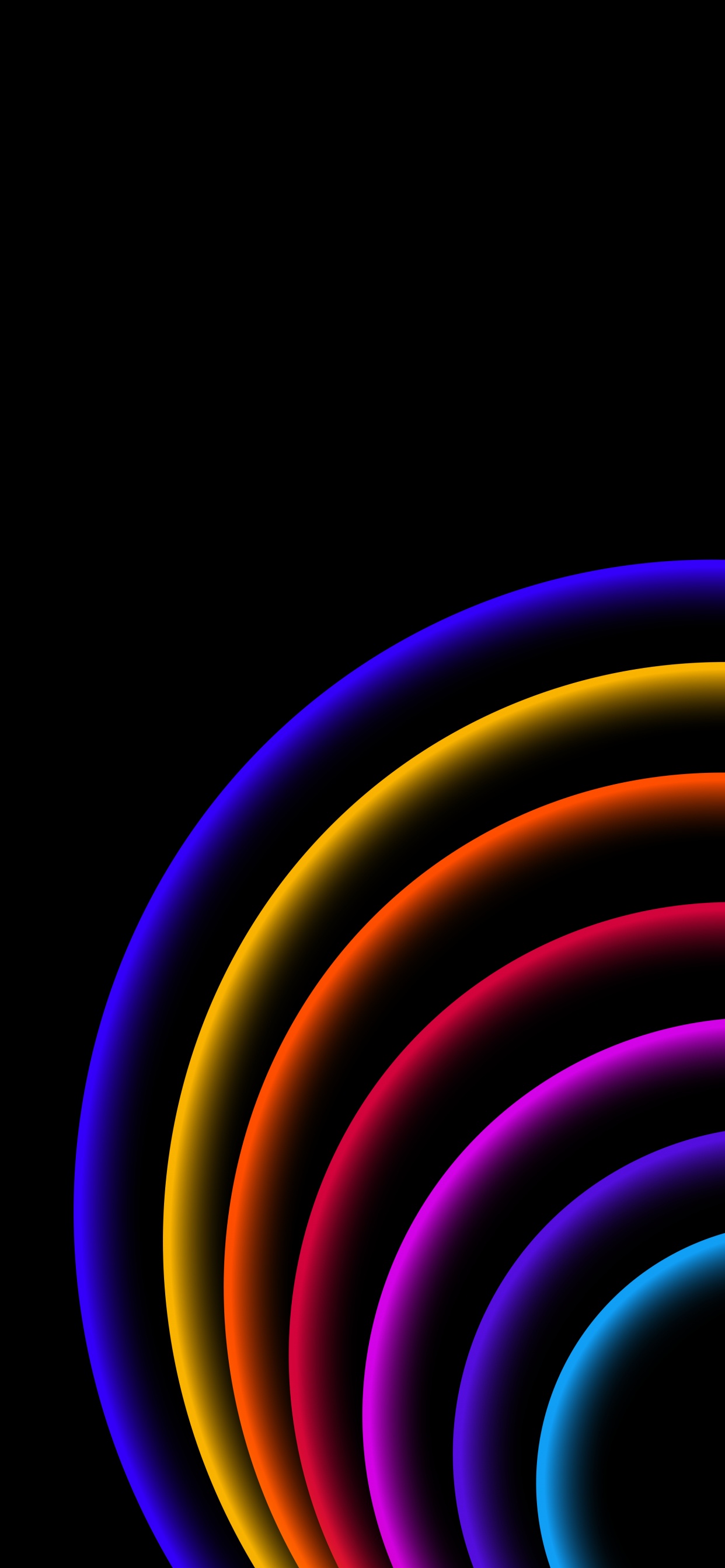 Обои крупный план, ios, Эпл, красочность, арт в разрешении 1242x2688