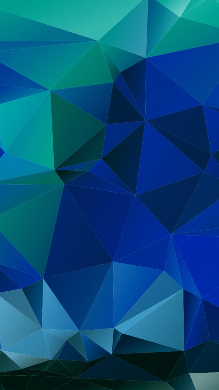 Обои синий, узор, треугольник, симметрия, линия в разрешении 720x1280