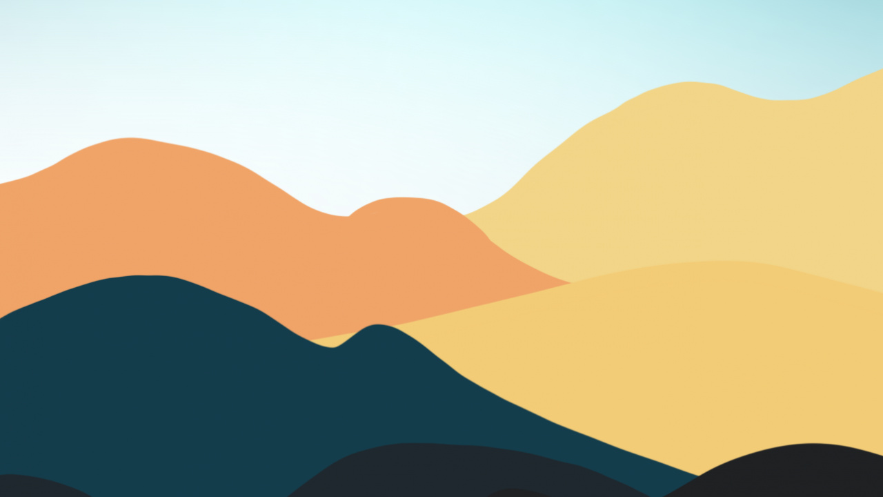 Обои облако, гора, послесвечение, сумрак, природный ландшафт в разрешении 1280x720