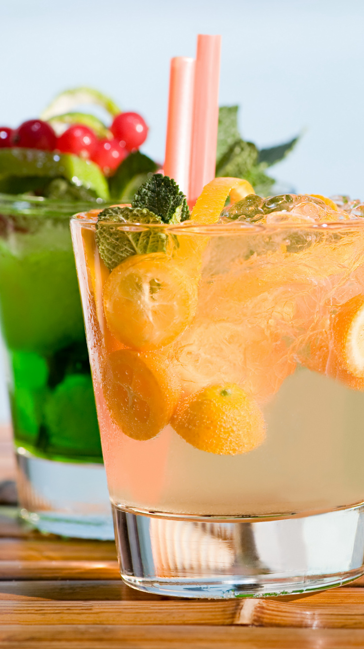 Обои коктейль, кайпиринья, сок, напиток, ромом в разрешении 750x1334