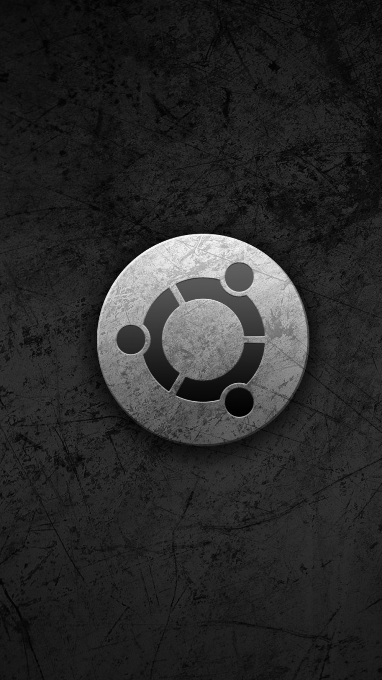 Обои ubuntu, черный, монохромный, черный и белый, атмосфера в разрешении 750x1334
