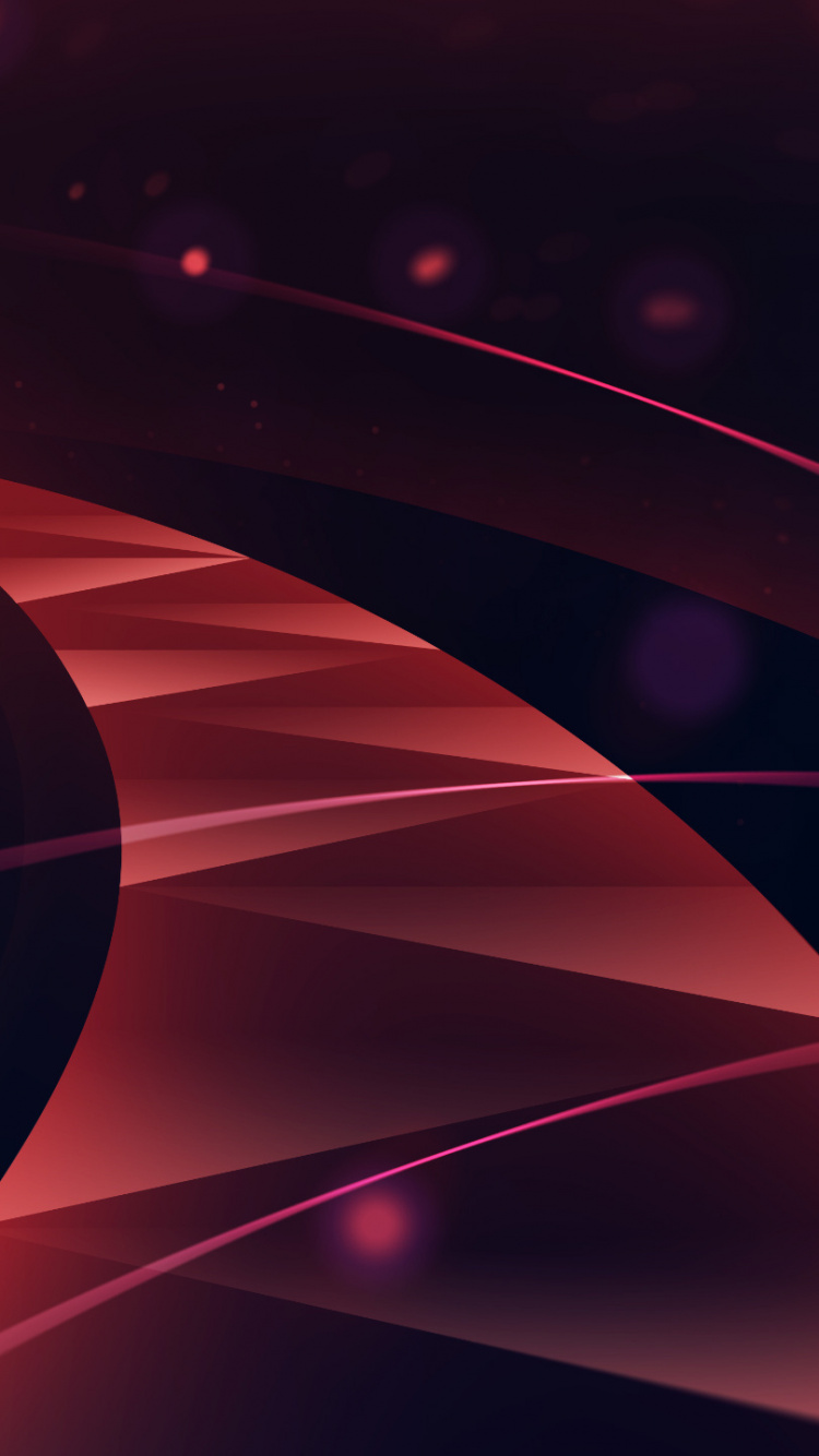 Обои цифровое искусство, дизайн, красный цвет, пурпурный цвет, свет в разрешении 750x1334