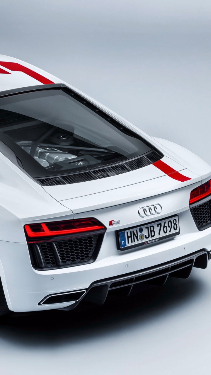 Обои audi, авто, audi r8, двигатель V10, спорткар в разрешении 720x1280
