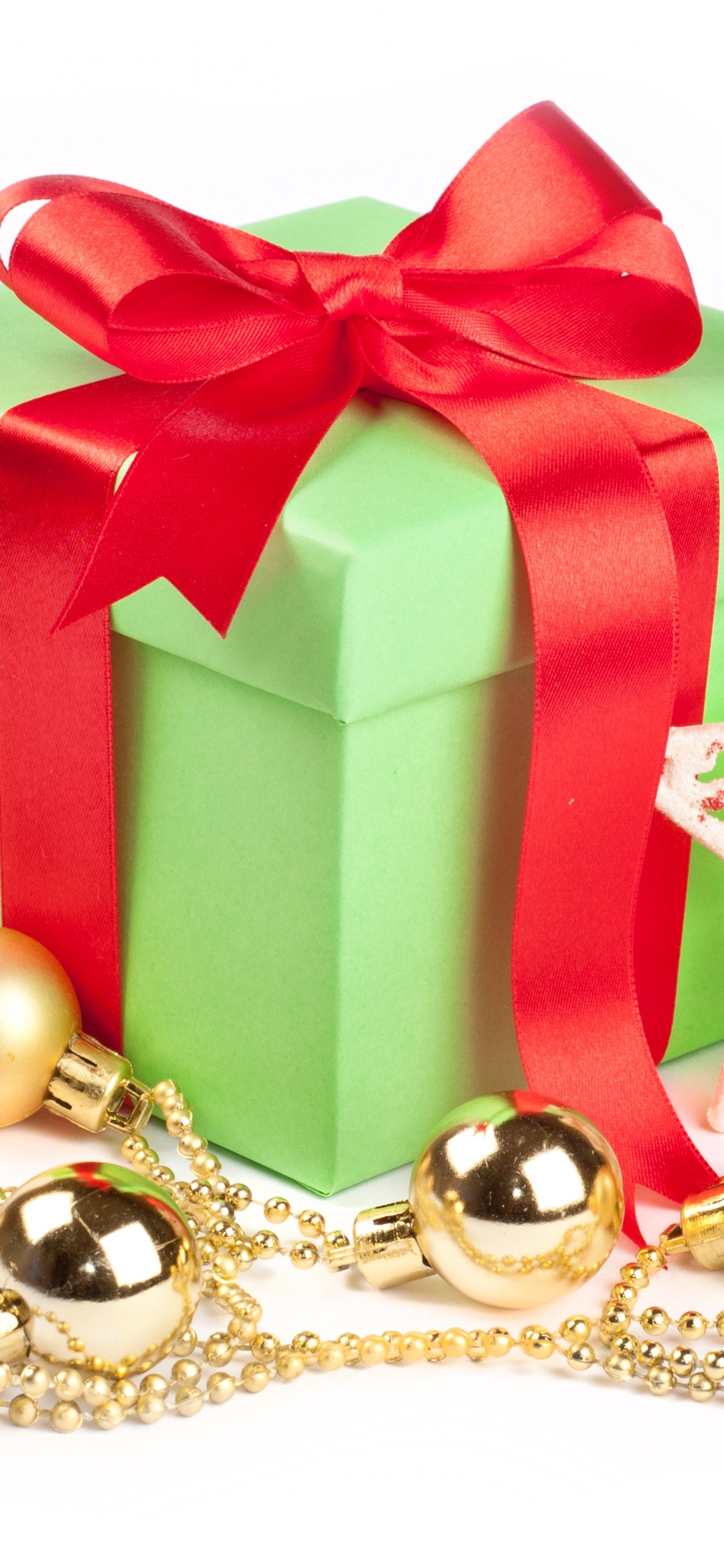 Обои Рождественский день, рождественский орнамент, Рождественские украшения, праздник, настоящее время в разрешении 1125x2436