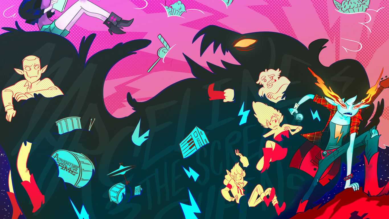 Обои иллюстрация, графический дизайн, графика, арт, пурпурный цвет в разрешении 1366x768