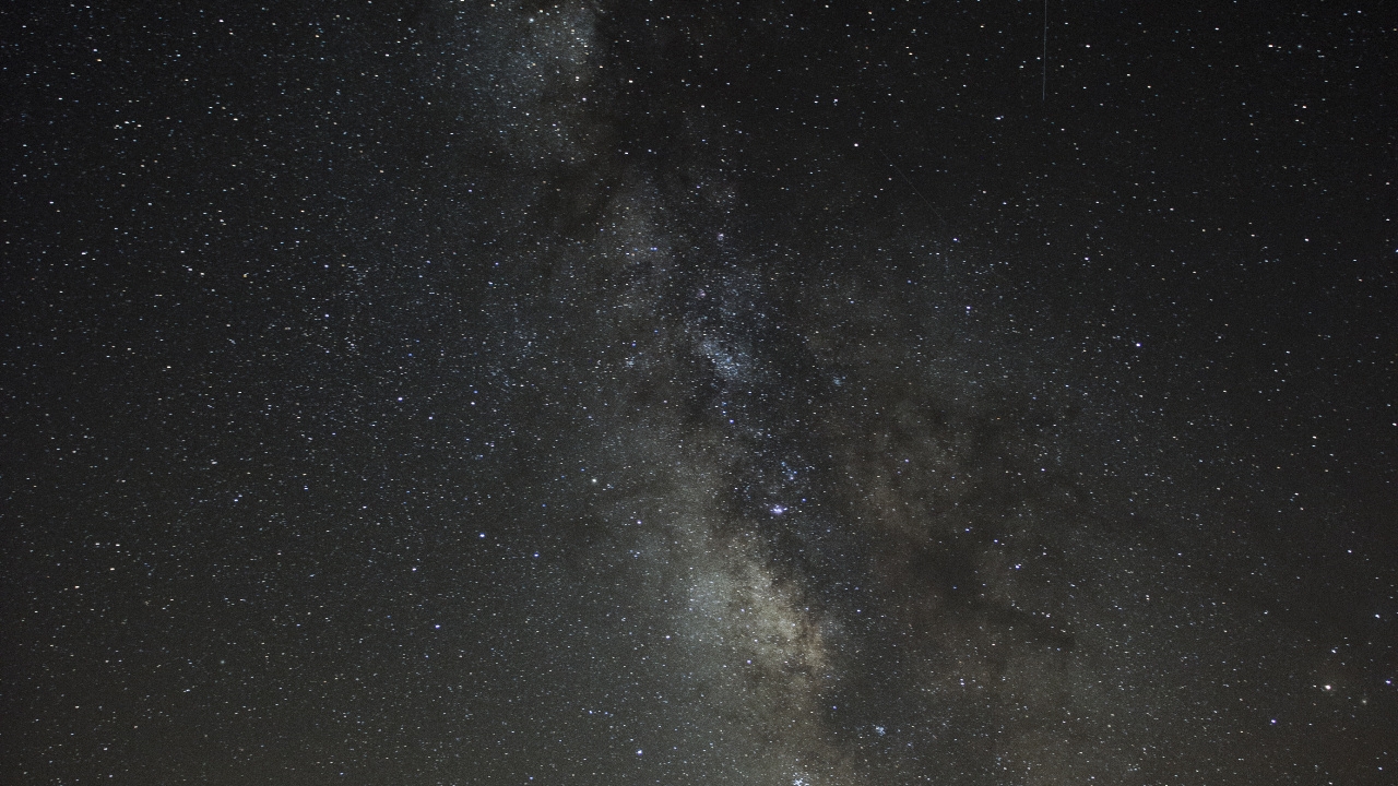 Обои Млечный Путь, звезда, Галактика, Астрономия, черный в разрешении 1280x720