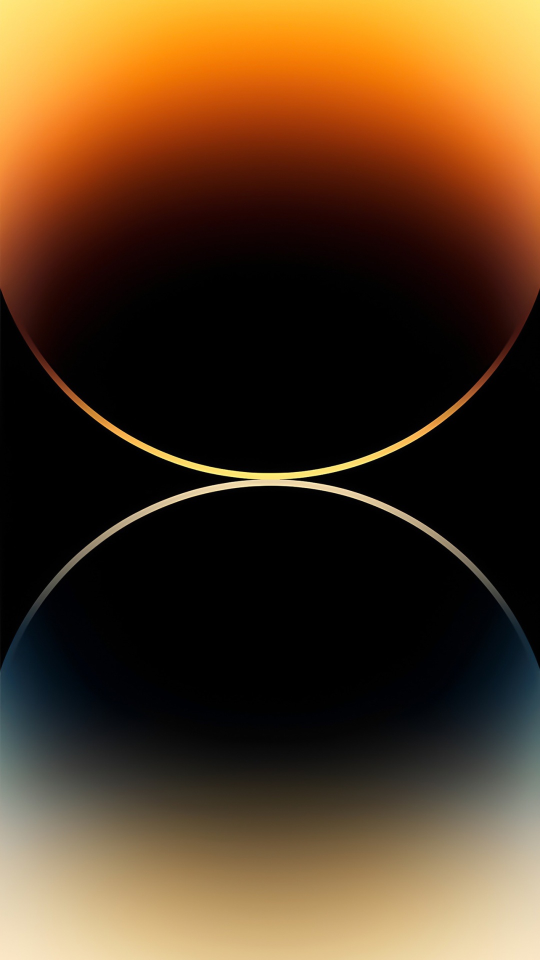 Обои андроид, яблоко, смартфон, золото, арт в разрешении 1080x1920