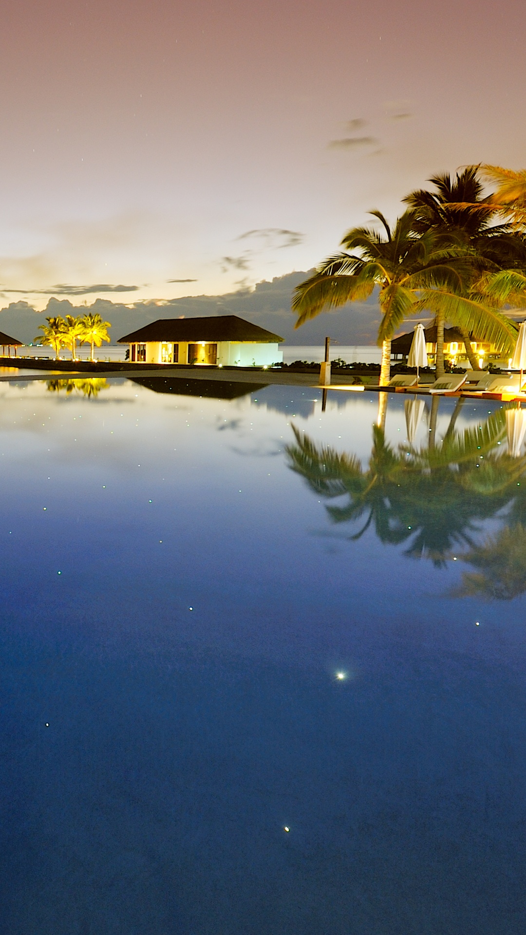 Обои пляж, прибежище, природа, отражение, вода в разрешении 1080x1920