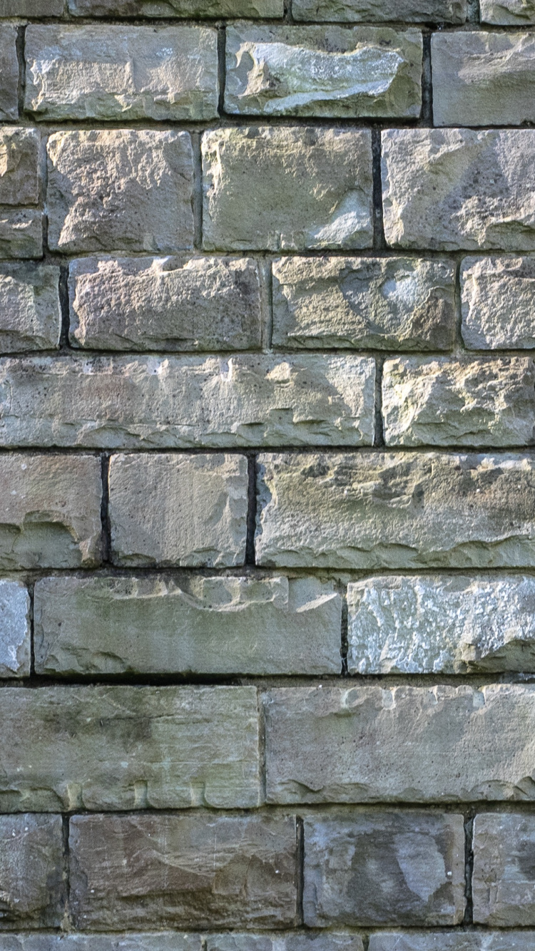 Обои каменная стена, стена, кирпич, кирпичная кладка, рок в разрешении 750x1334