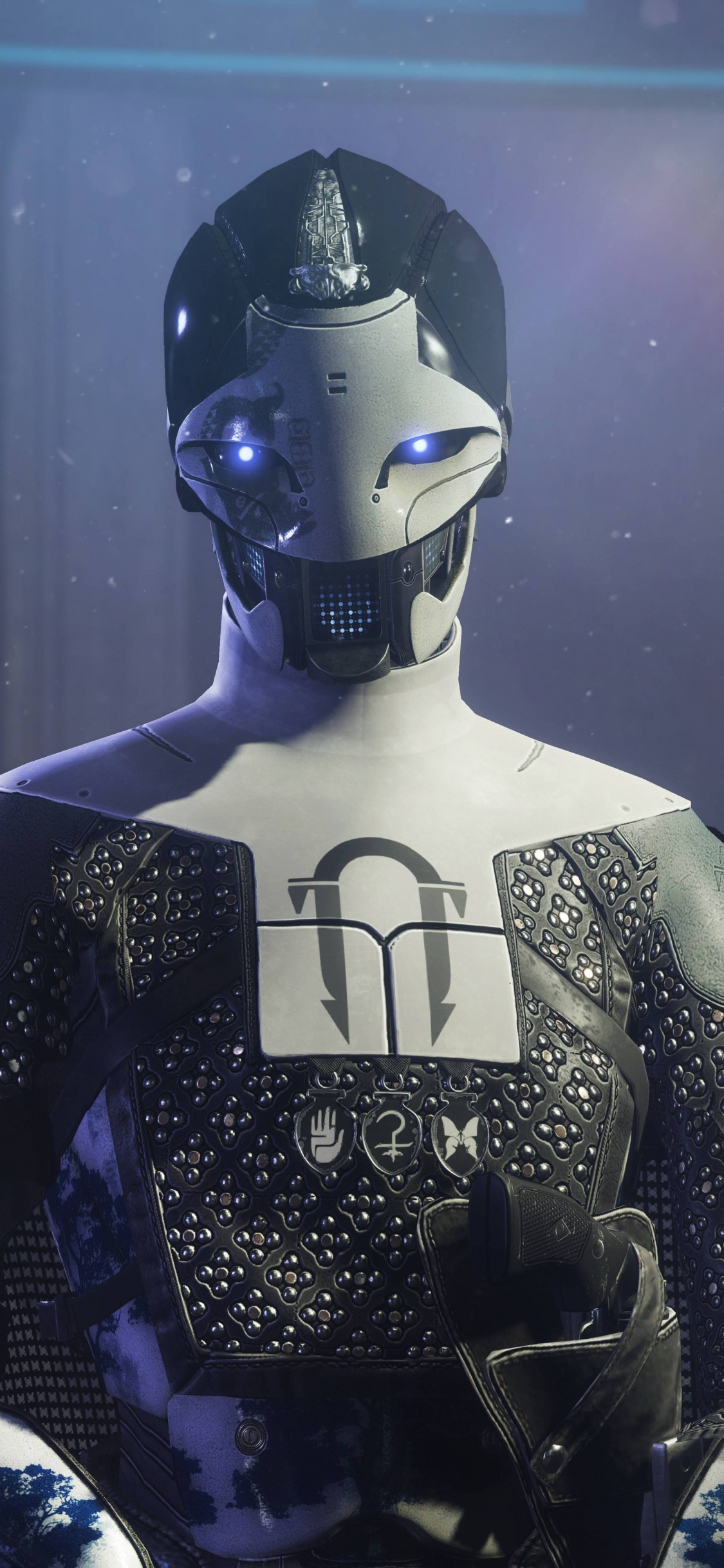 Обои судьба, bungie, фигурка, космос, иллюстрация в разрешении 1125x2436