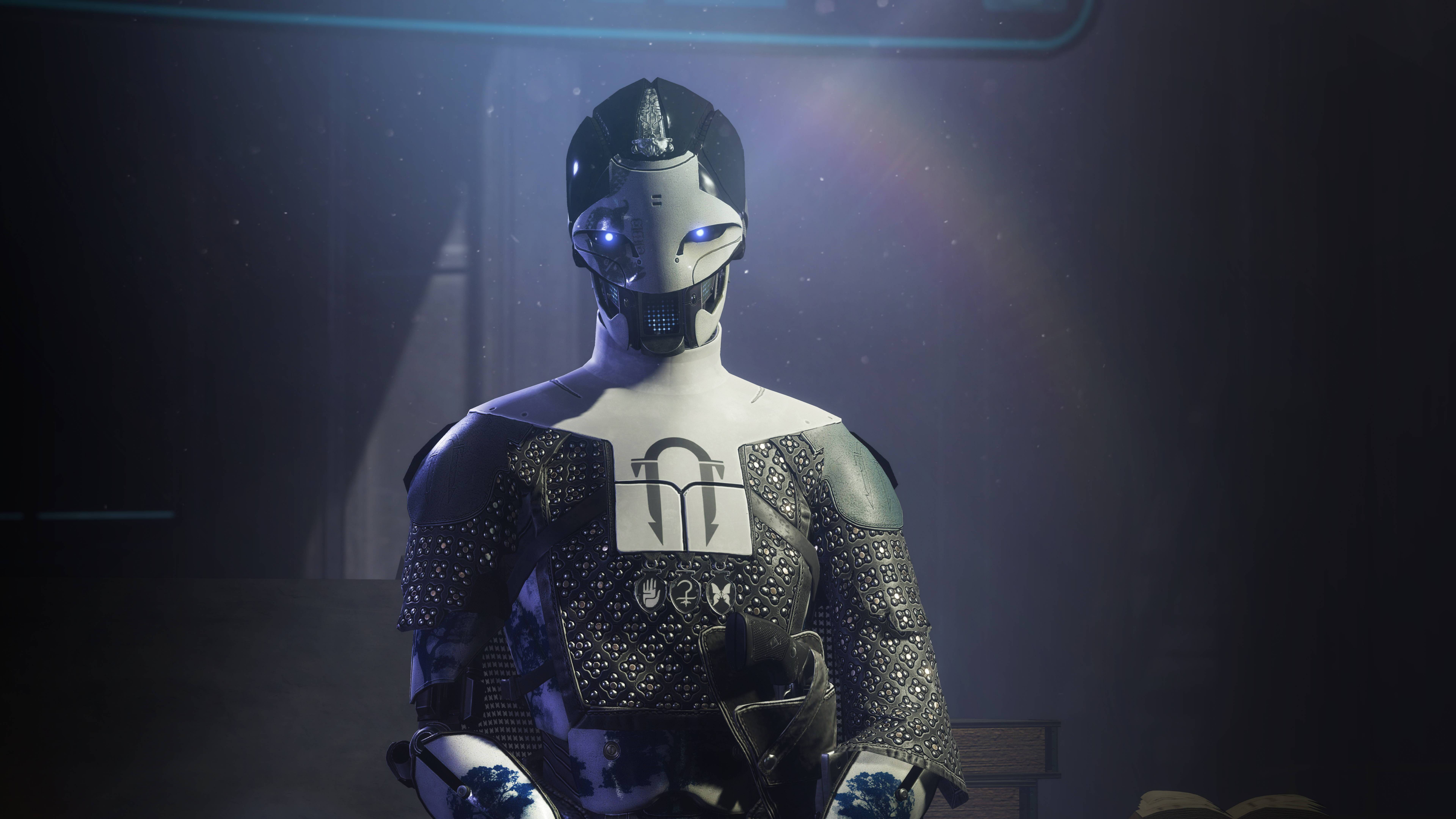 Обои судьба, bungie, фигурка, космос, иллюстрация в разрешении 3840x2160