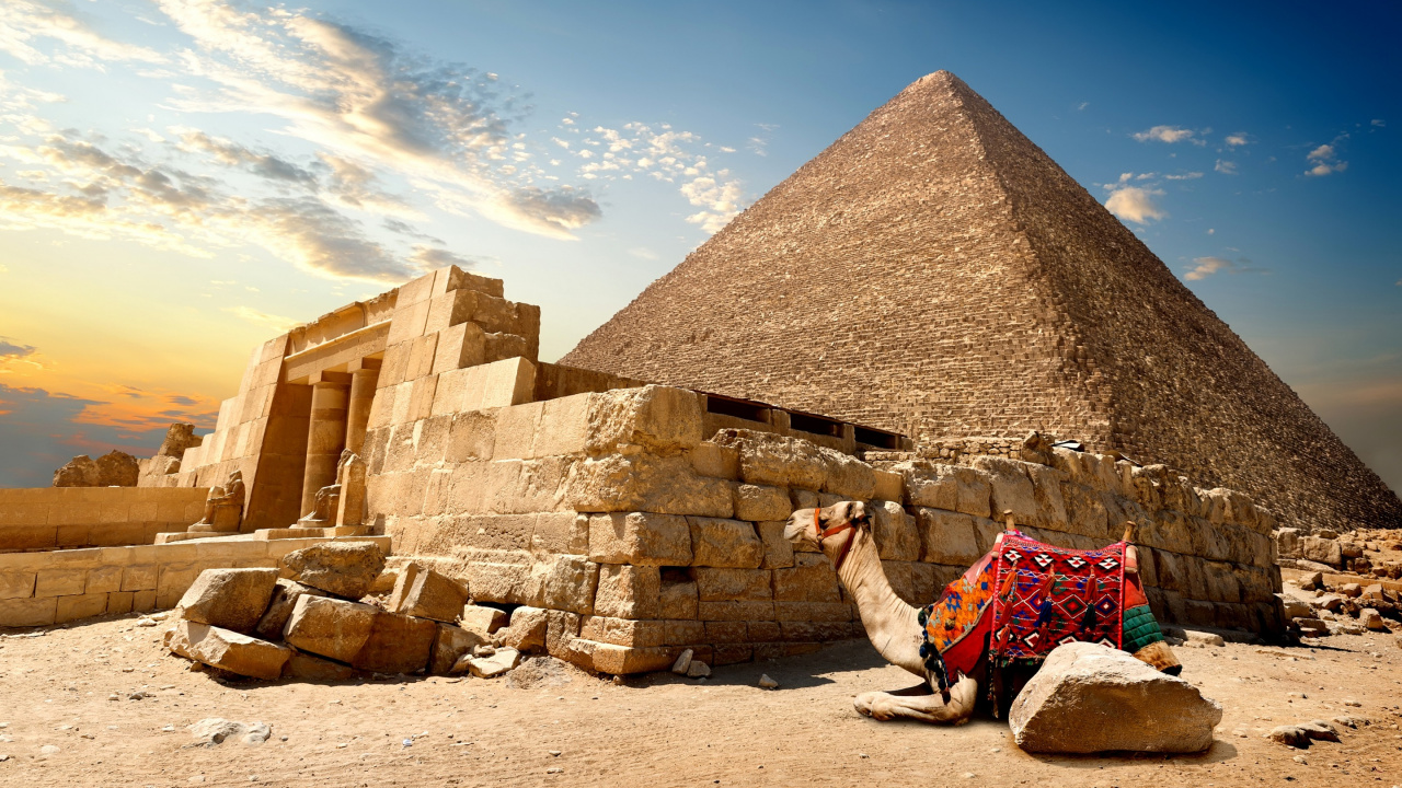 Обои Нил, путешествие, пирамида, историческое место, памятник в разрешении 1280x720