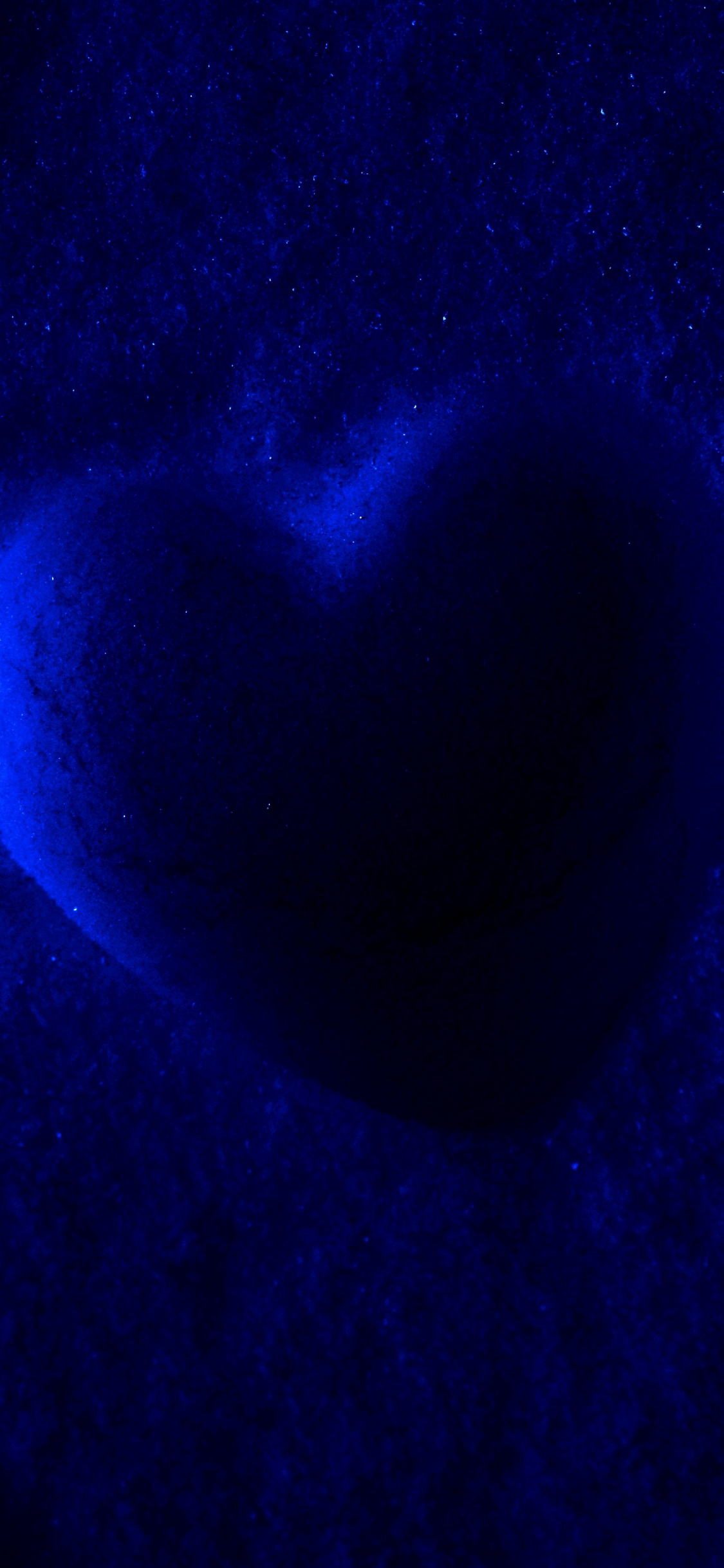 Обои синий, электрик, Фиолетовый, свет, атмосфера в разрешении 1125x2436