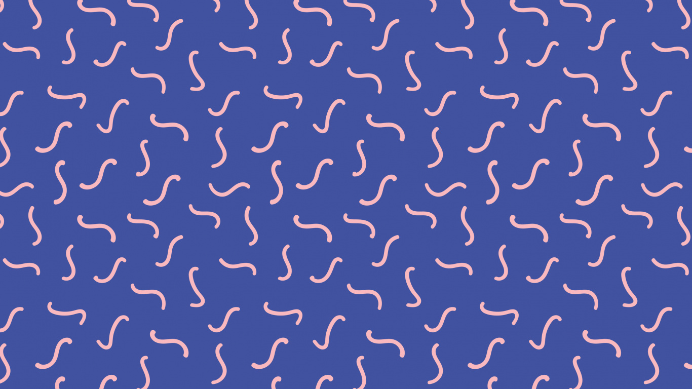 Обои узор, синий, оберточная бумага, линия, дизайн в разрешении 1366x768