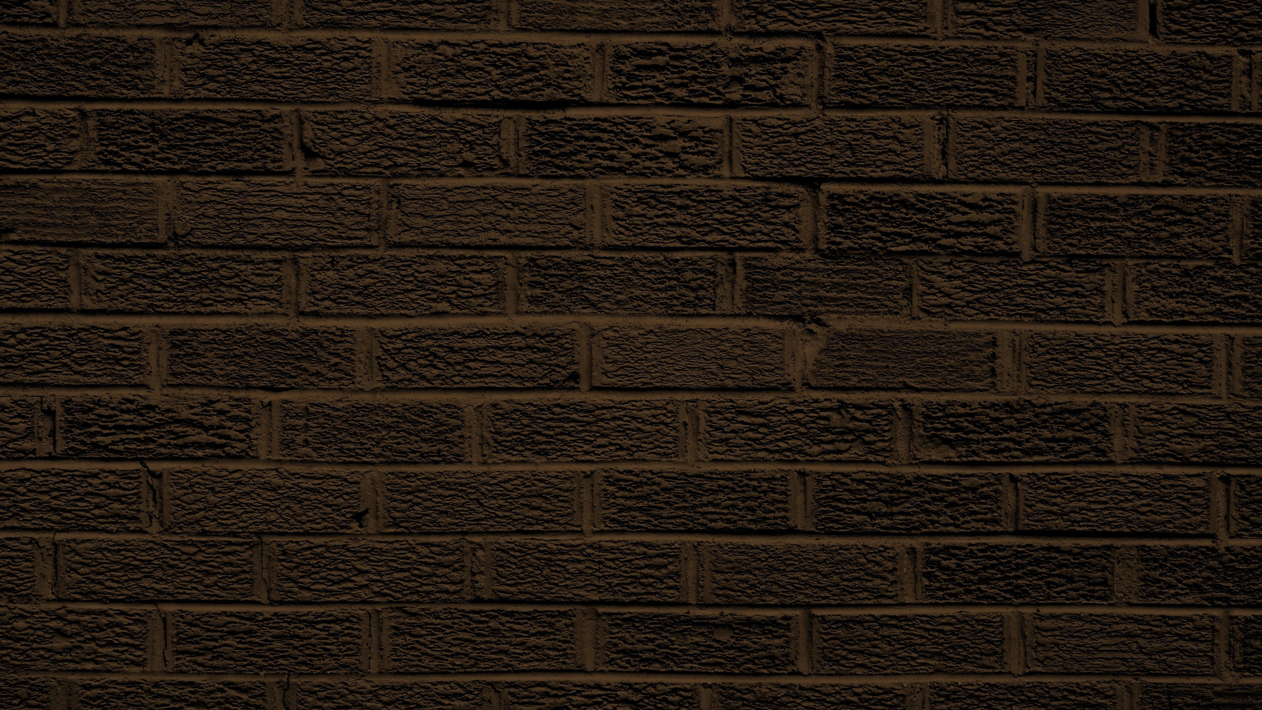 Обои коричневый цвет, кирпич, стена, кирпичная кладка, морилка в разрешении 2560x1440