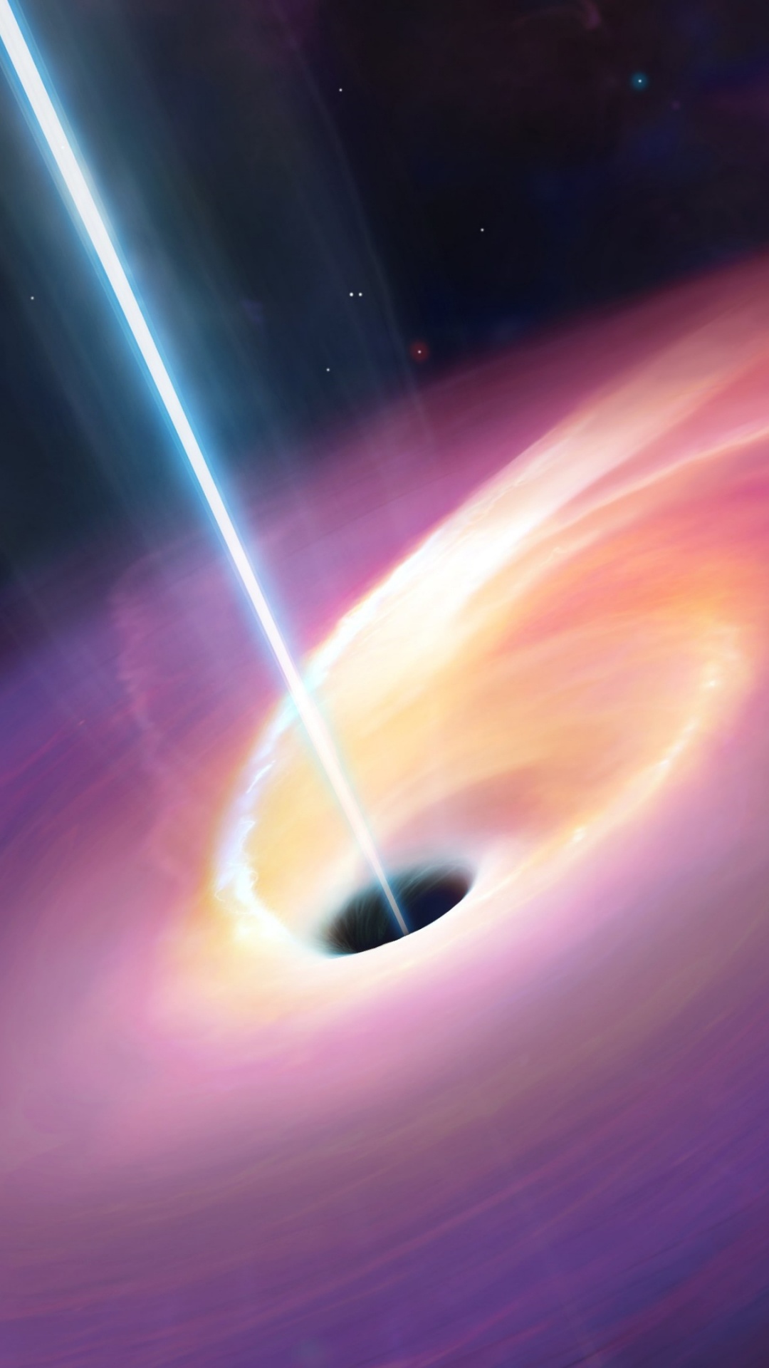 Обои звезда, космическое пространство, атмосфера, астрономический объект, космос в разрешении 1080x1920