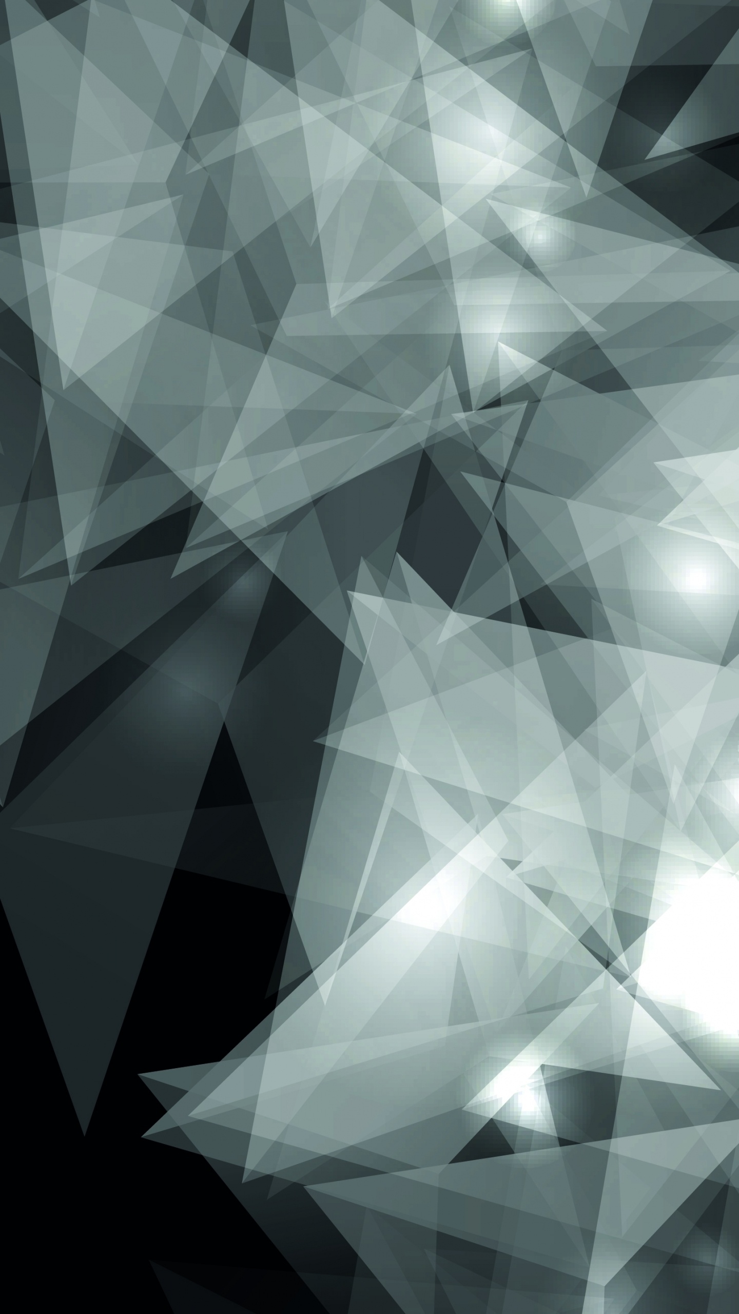 Обои черный, монохромный, узор, линия, дизайн в разрешении 1440x2560