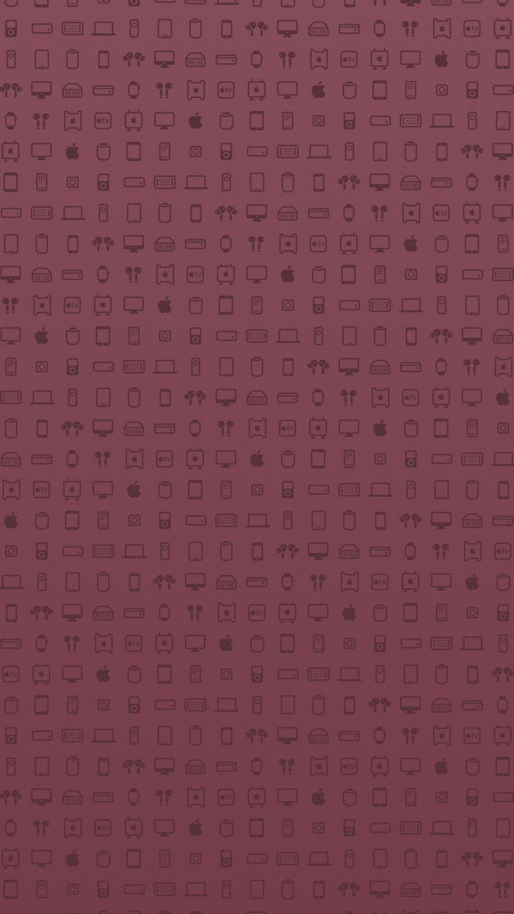 Обои узор, яблоко, Сан Франциско, коричневый цвет, пурпур в разрешении 750x1334