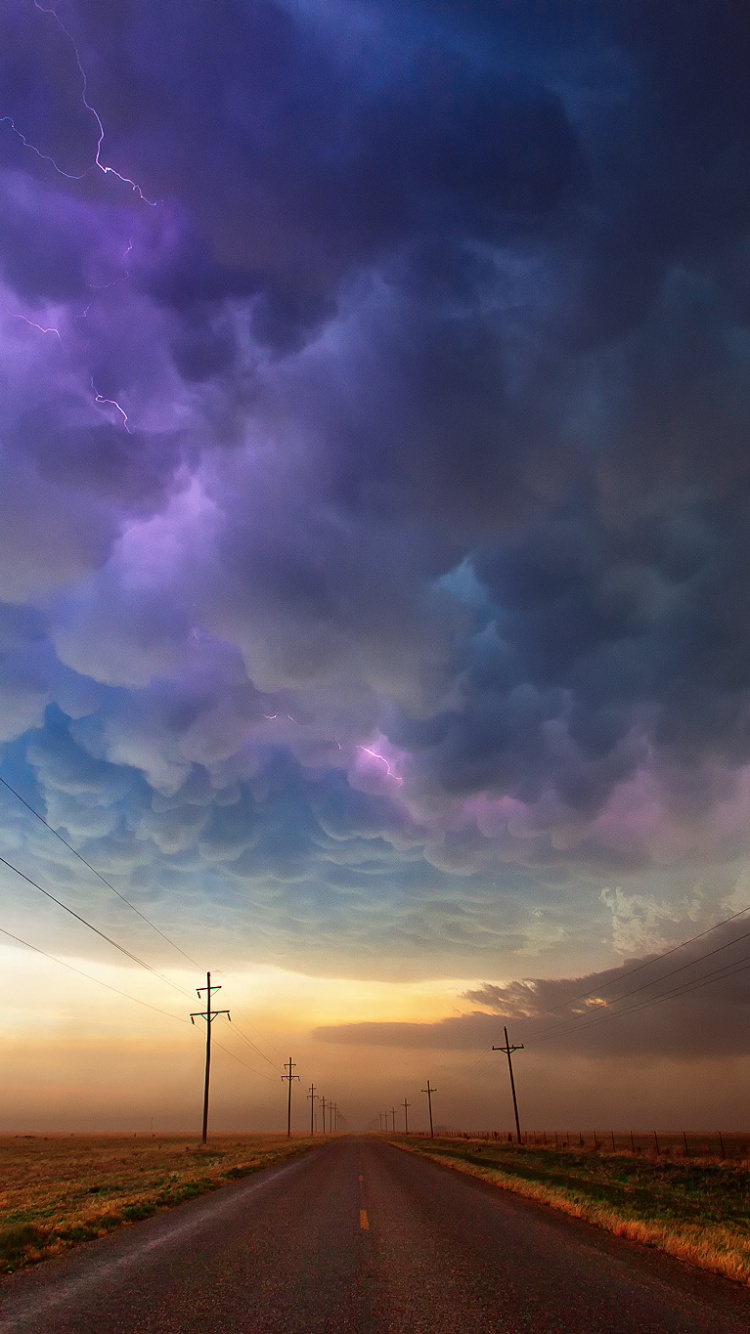 Обои Техас, облако, горизонт, атмосфера, утро в разрешении 750x1334