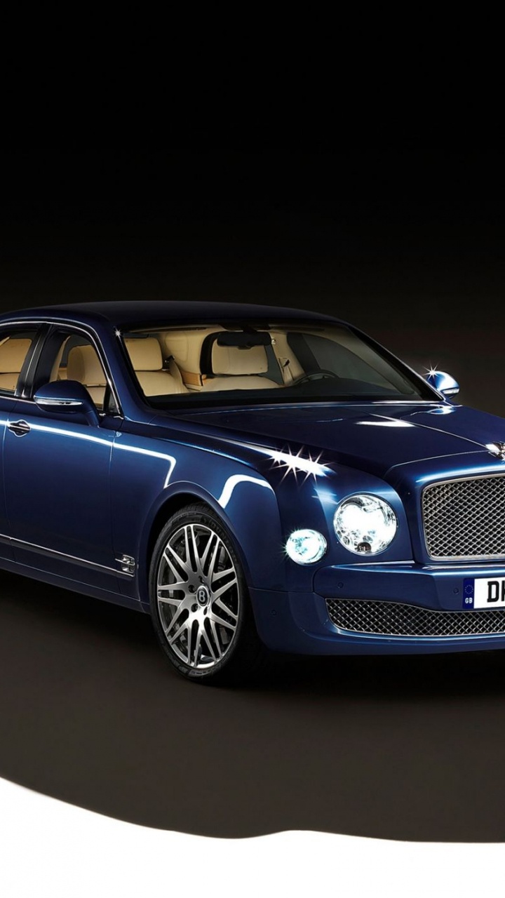 Обои bentley mulsanne, авто, Бентли, седан, международный автосалон в Германии в разрешении 720x1280