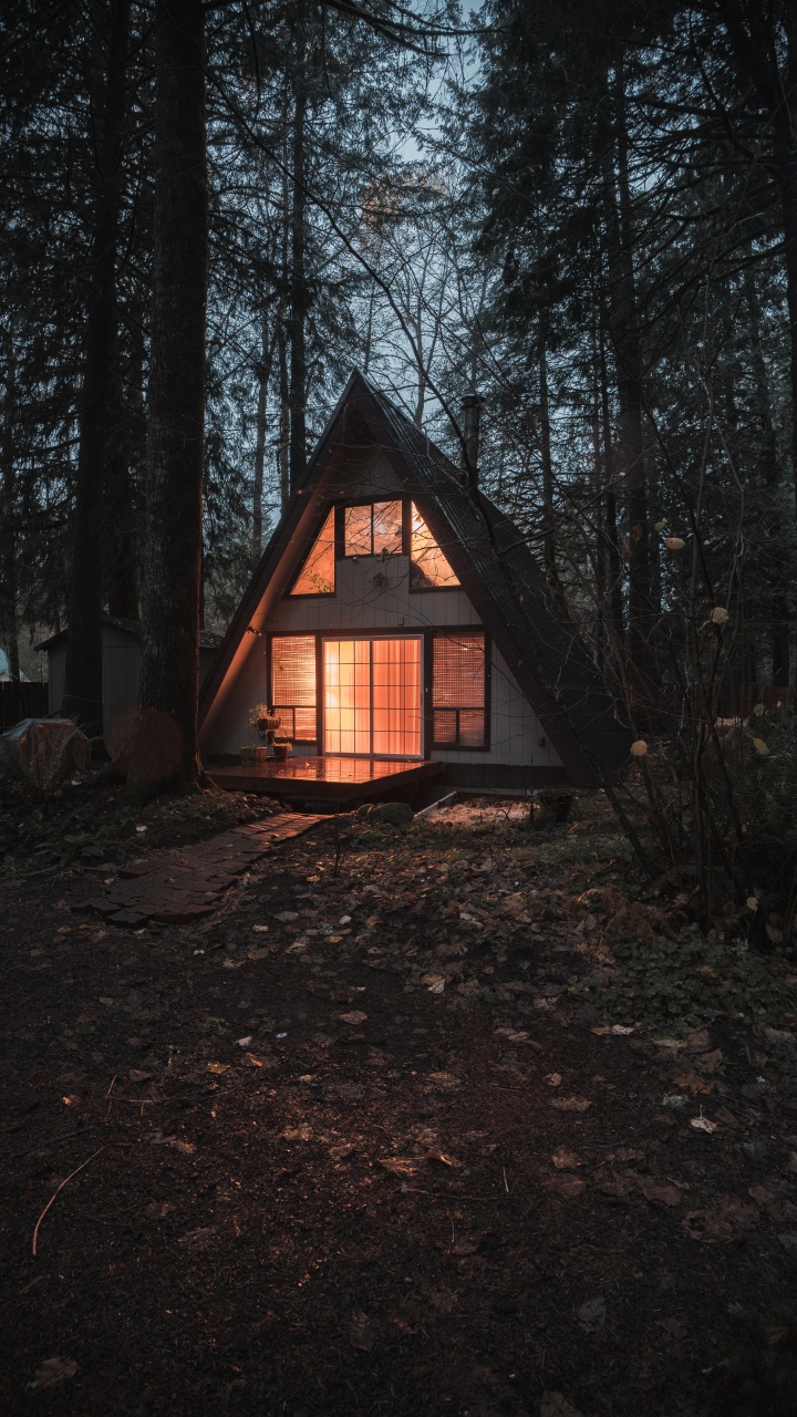 Обои Хаус, здание, дерево, родина, коттедж в разрешении 720x1280