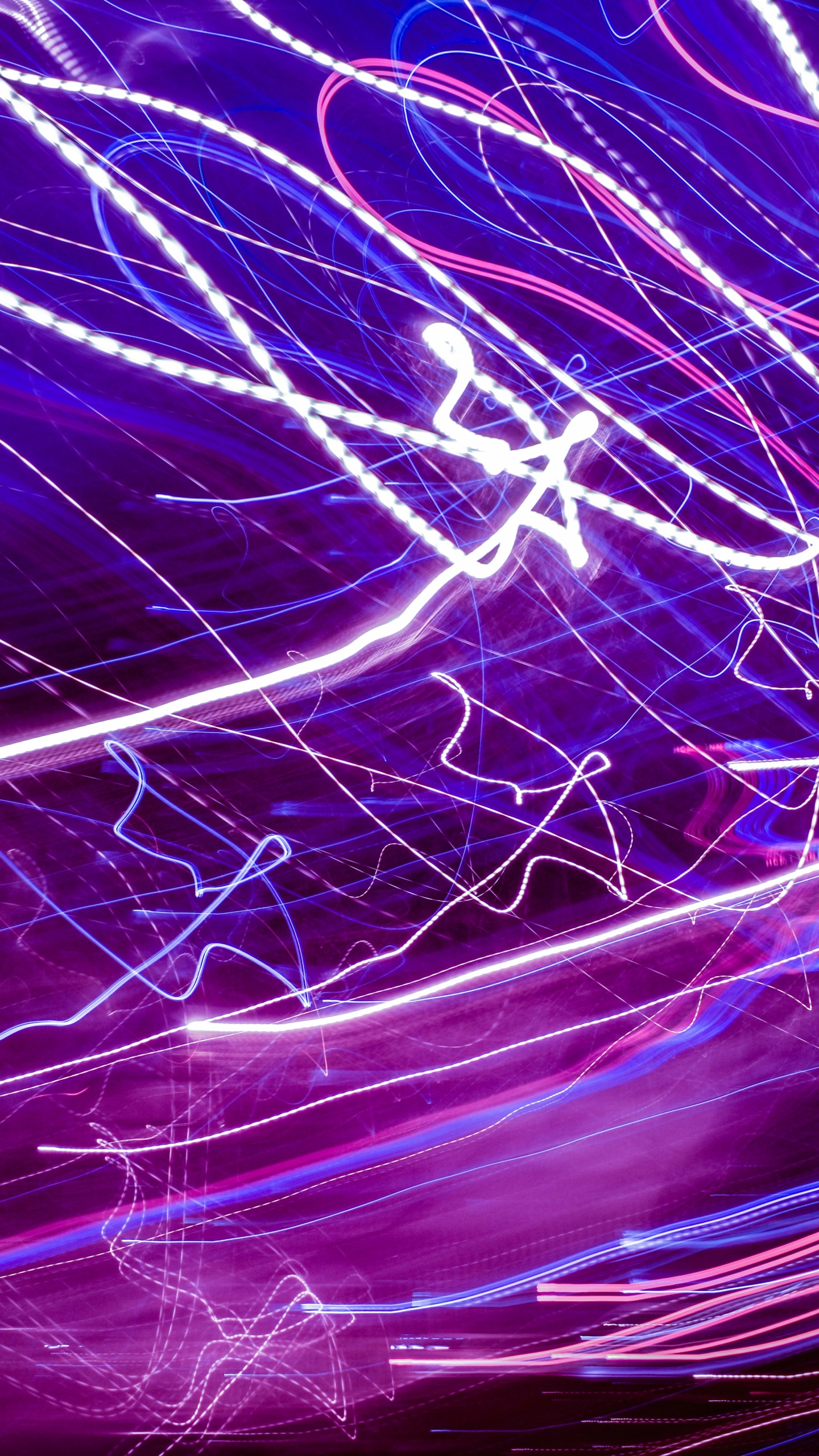 Обои пурпур, Фиолетовый, свет, синий, электрик в разрешении 1440x2560