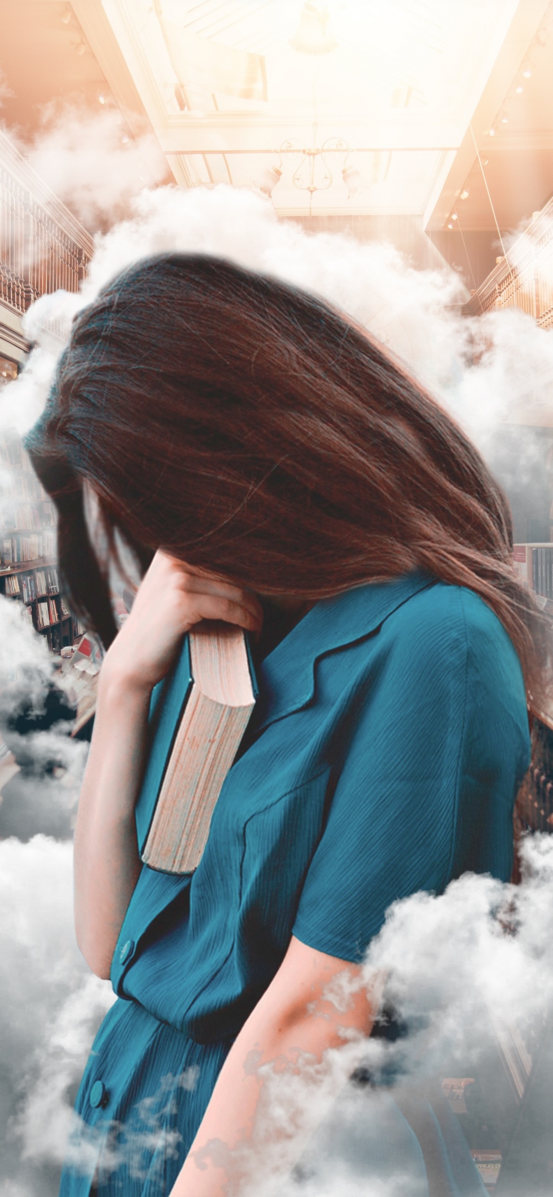 Обои БИБЛИОТЕКА, снимок, мех, ткань, мир в разрешении 1125x2436