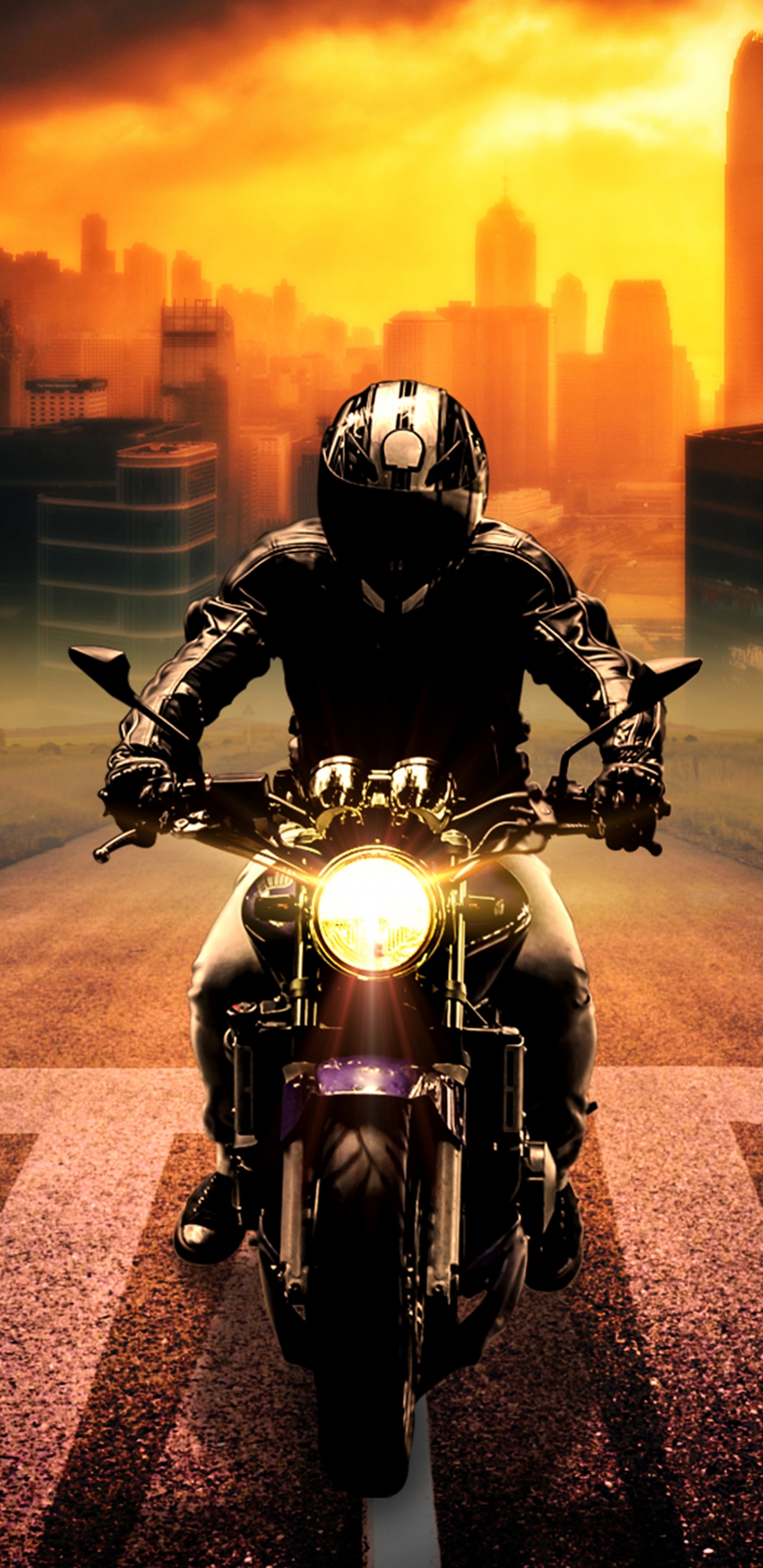 Обои мотоцикл, велосипед, мотоциклетный шлем, мотоспорт, автомобильные запчасти в разрешении 1440x2960