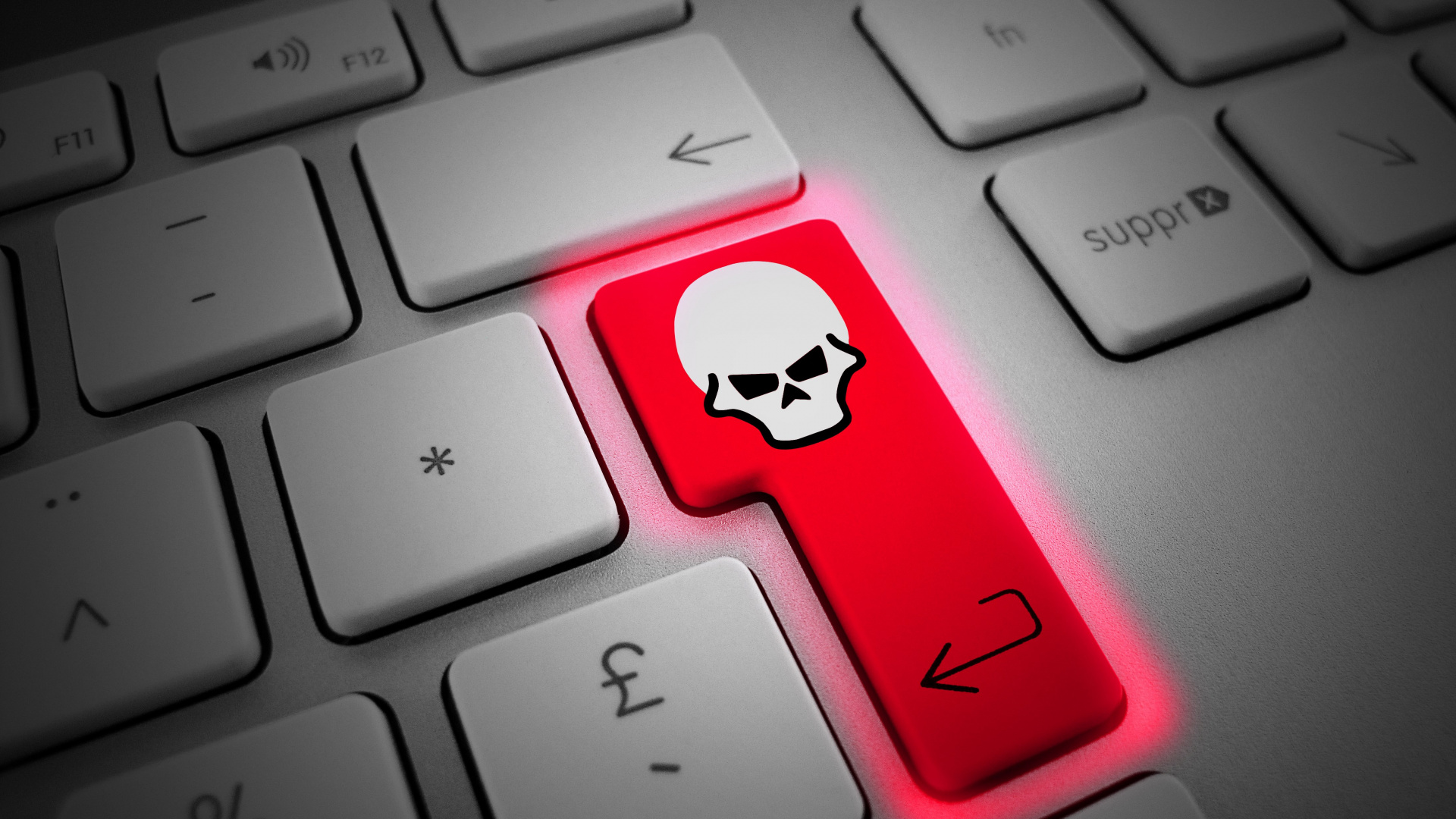 Обои Хакер безопасности, хакер, красный цвет, электронное устройство, технологии в разрешении 1920x1080