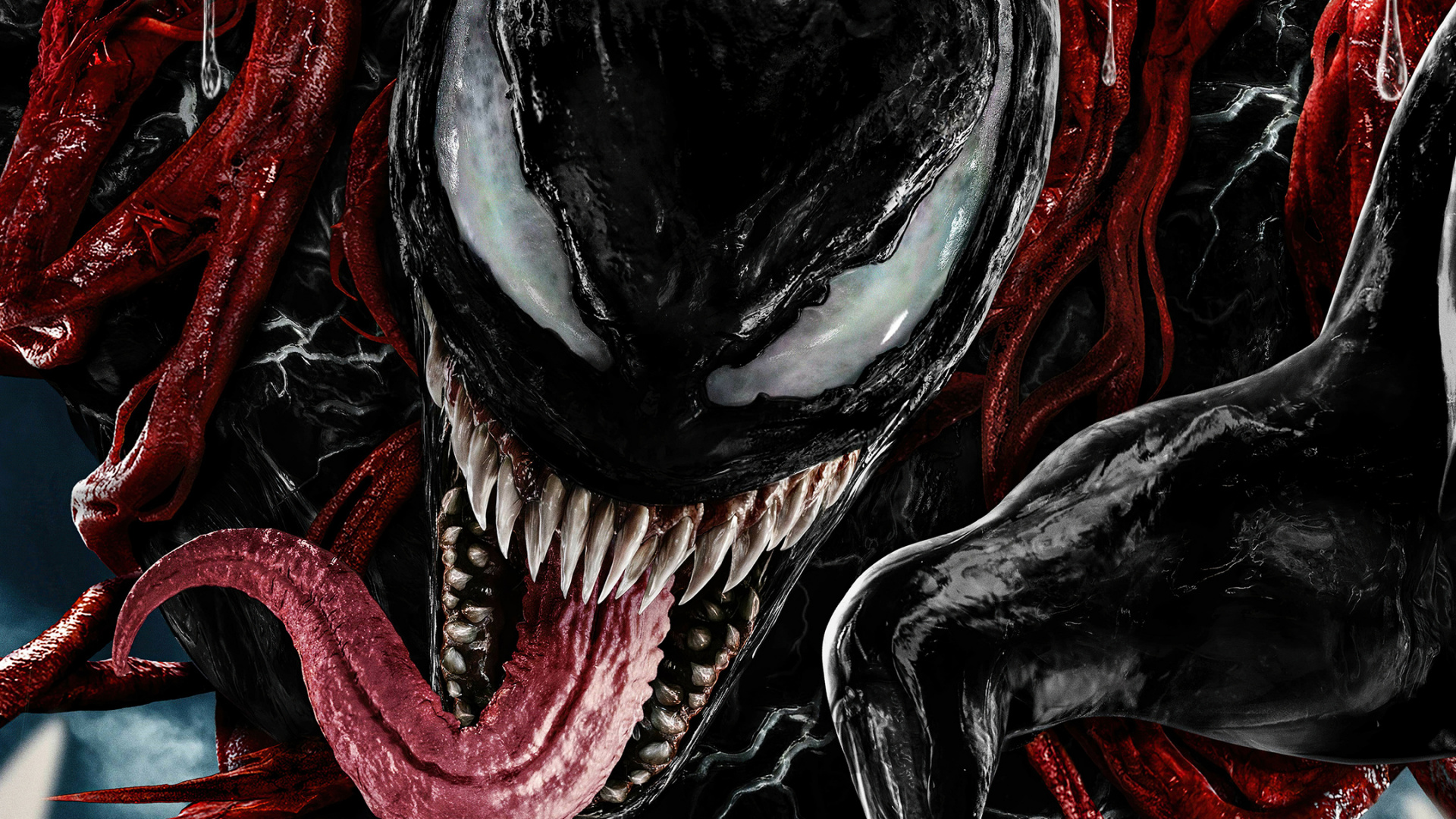 Обои рот, ресничка, пасть, мифическое существо, живопись в разрешении 1920x1080