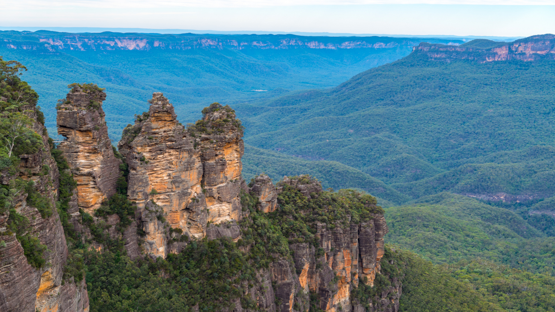 Обои три сестры, Долину Джемисон, гора, откос, рок в разрешении 1920x1080