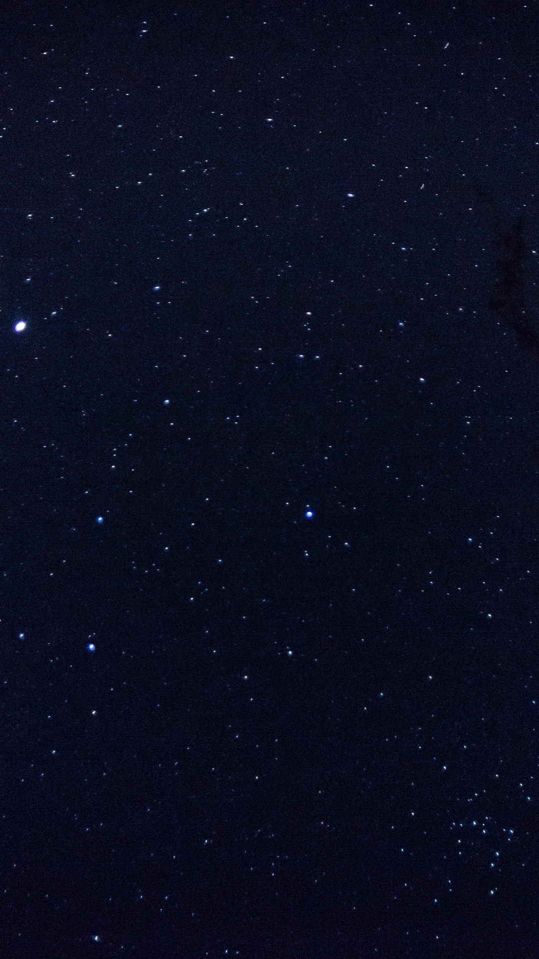 Обои звезда, черный, синий, атмосфера, ночь в разрешении 1080x1920