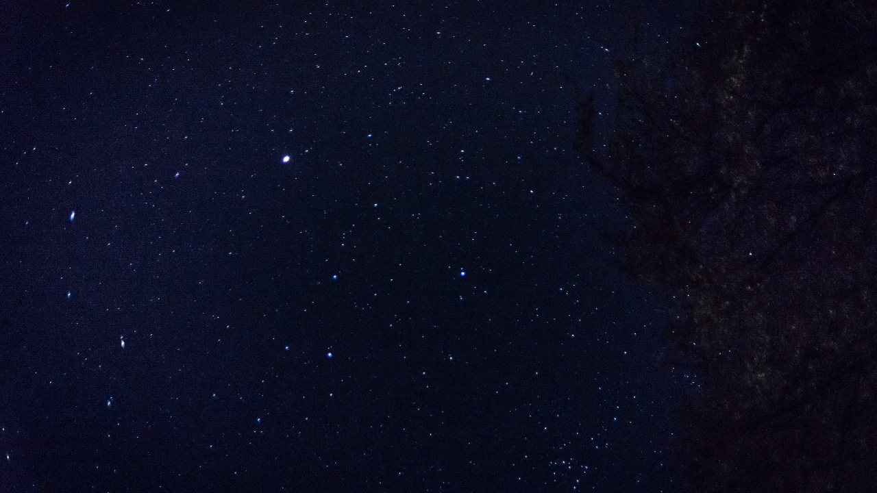 Обои звезда, черный, синий, атмосфера, ночь в разрешении 1280x720