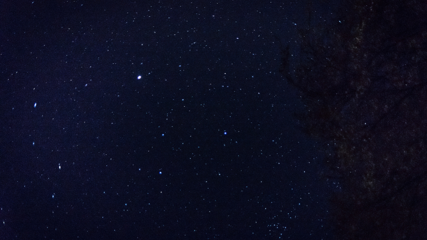 Обои звезда, черный, синий, атмосфера, ночь в разрешении 1366x768