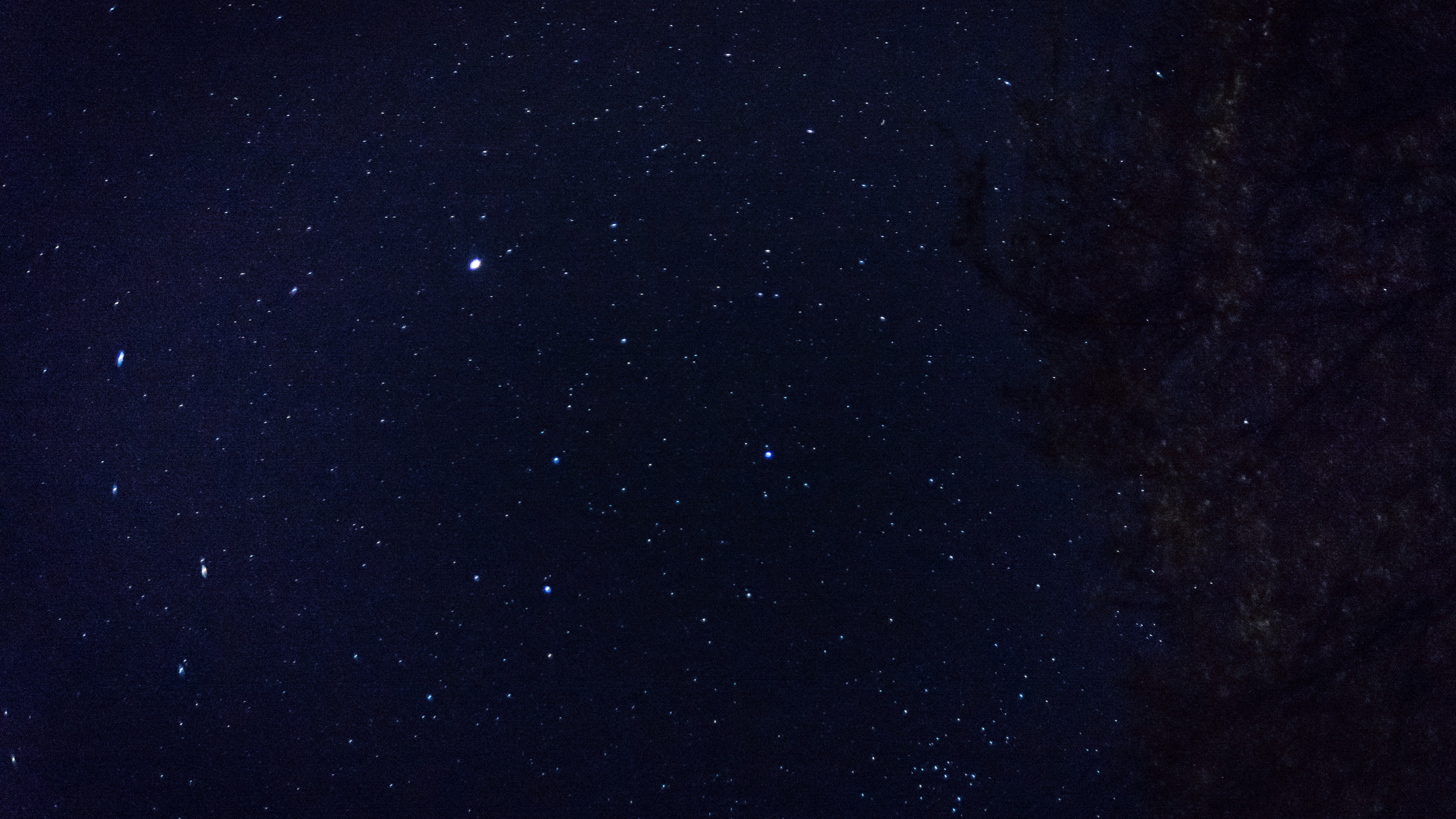 Обои звезда, черный, синий, атмосфера, ночь в разрешении 2560x1440