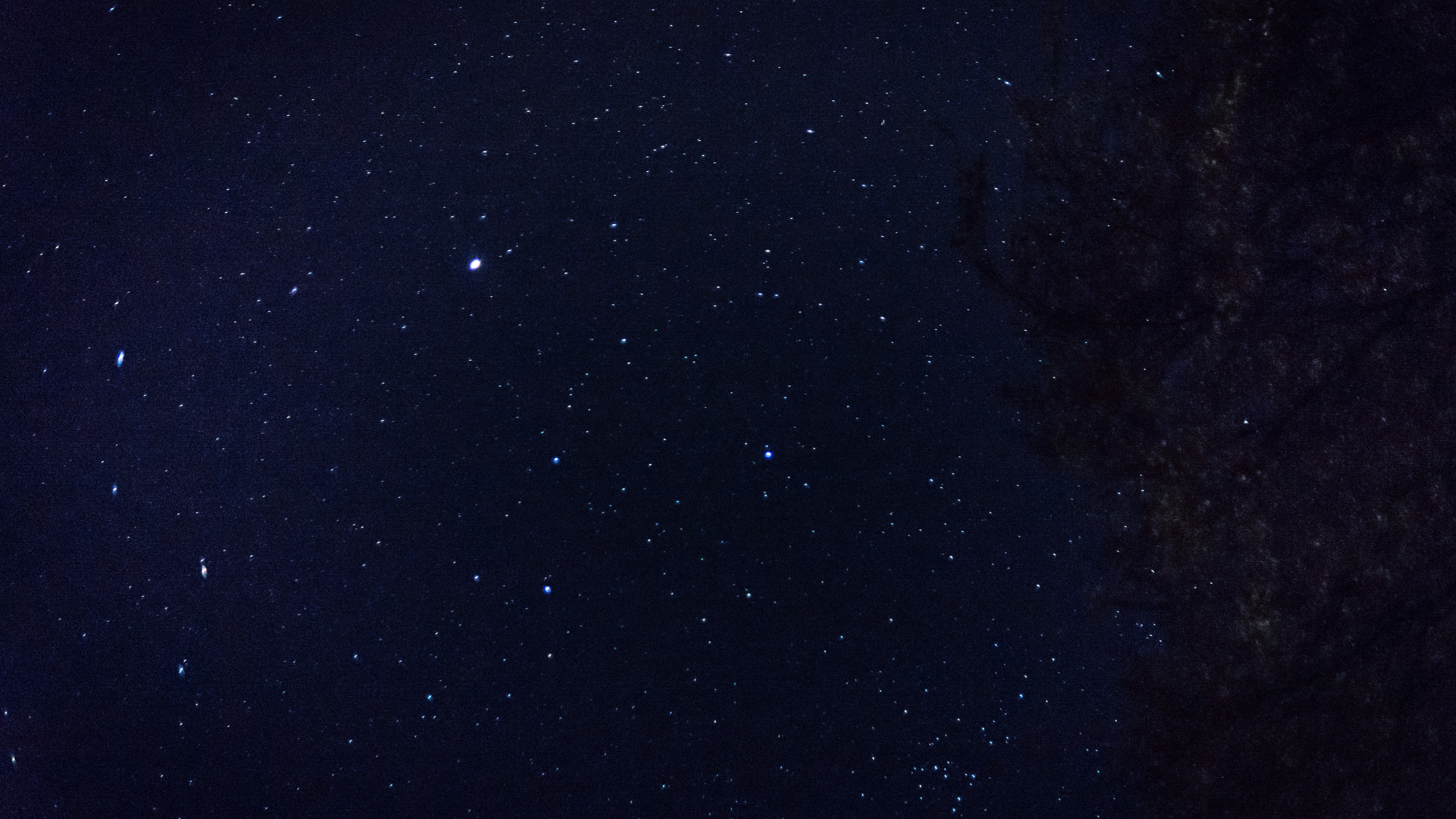 Обои звезда, черный, синий, атмосфера, ночь в разрешении 3840x2160