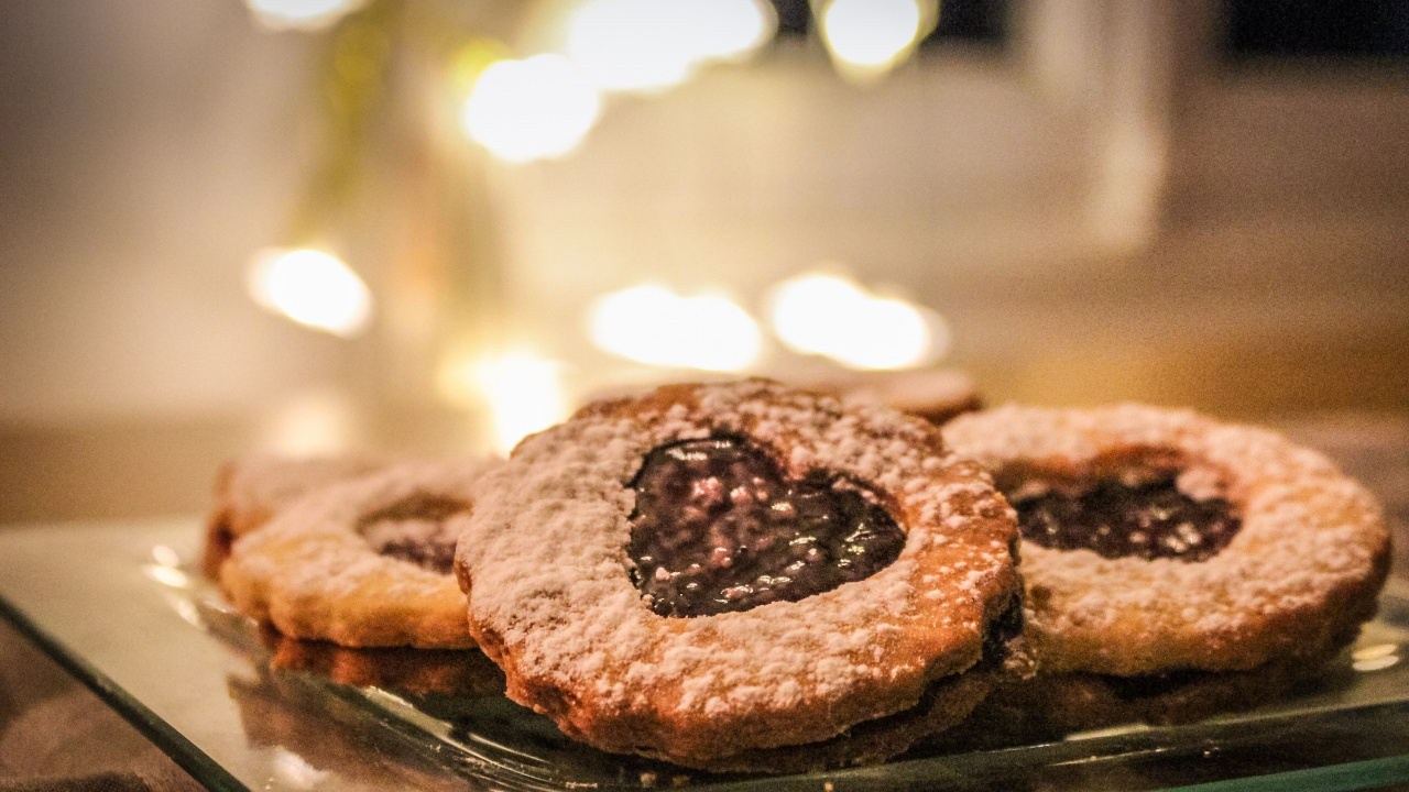 Обои миндальное печенье, выпечка, блюда, пища, ингредиент в разрешении 1280x720