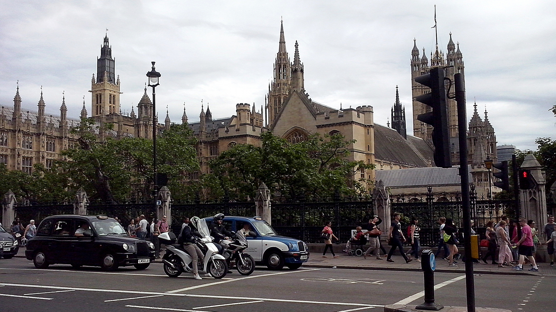 Обои транспорт, город, авто, здание, Биг Бен в разрешении 1920x1080