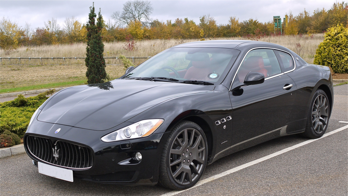 Обои maserati granturismo, 2008 Мазерати Прекрасная, 2010 Мазерати прекрасная, Мазерати, авто в разрешении 1366x768