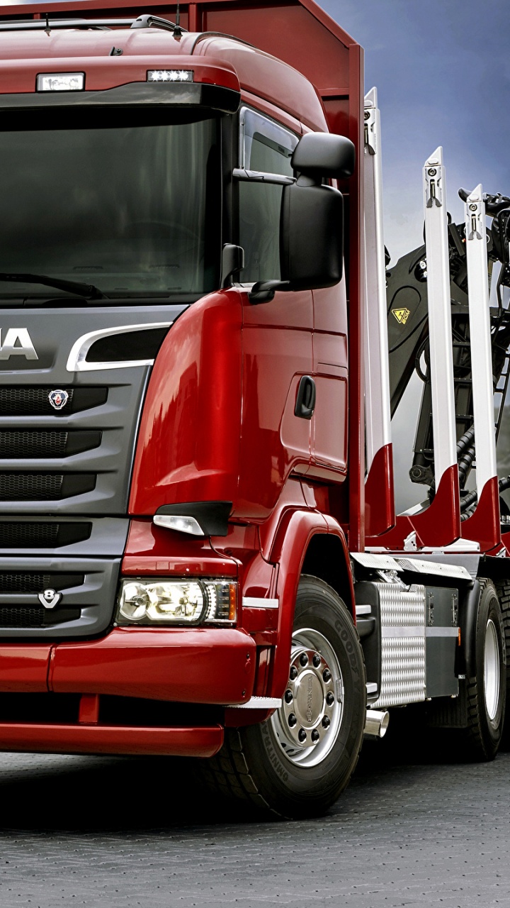 Обои Скания АБ, авто, Скания ПРТ-диапазон, грузовик, транспорт в разрешении 720x1280