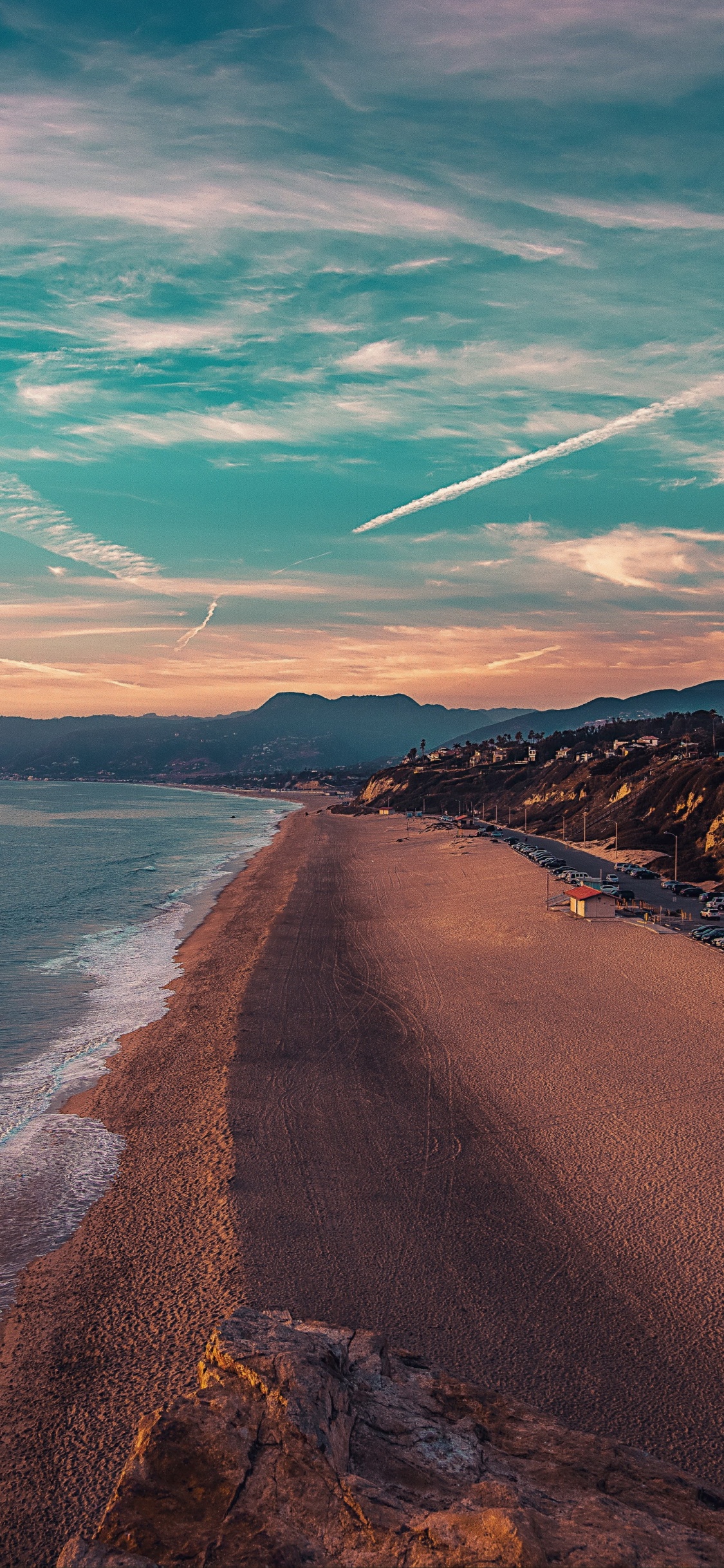 Обои океан, море, облако, вода, атмосфера в разрешении 1125x2436