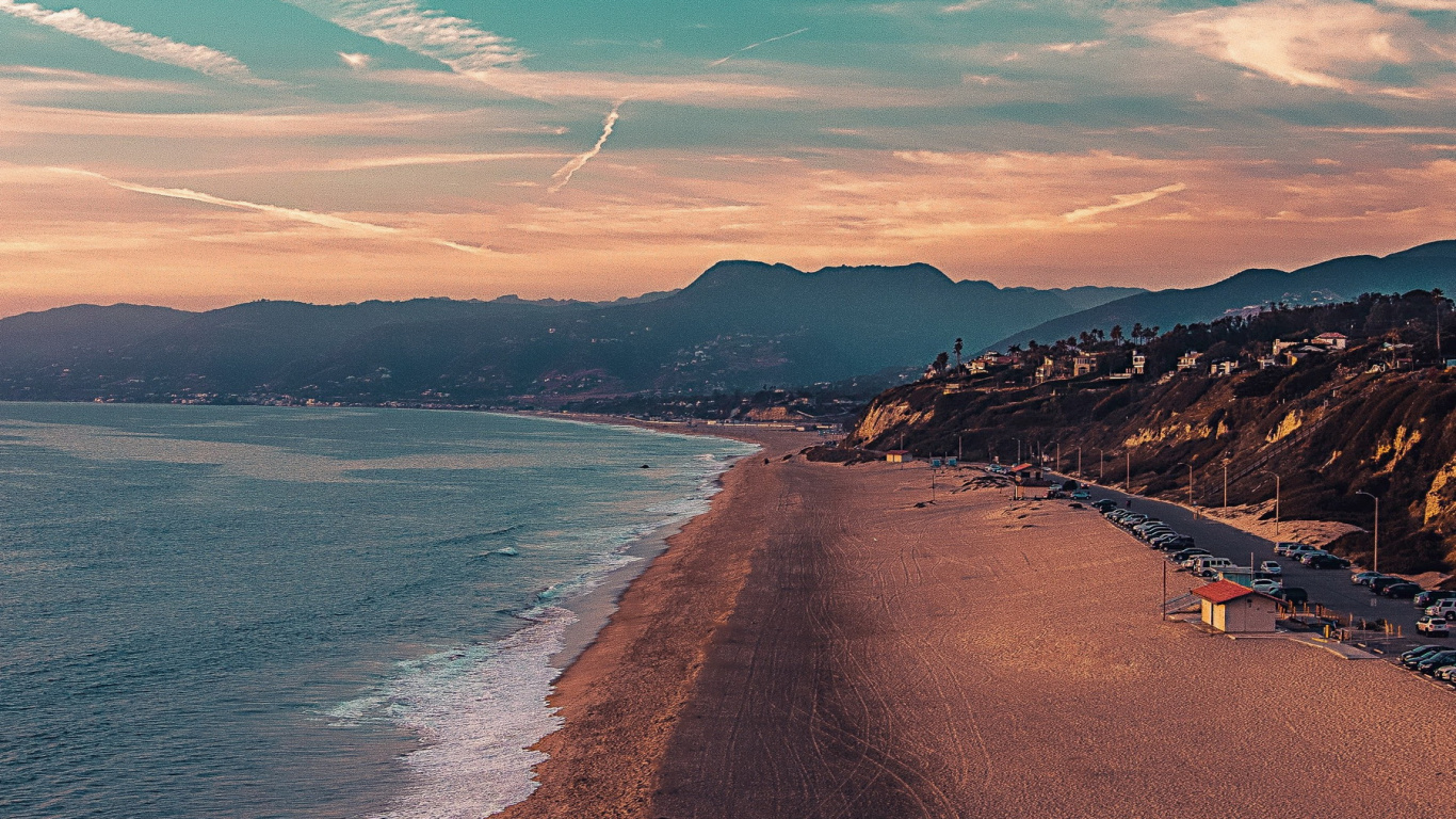 Обои океан, море, облако, вода, атмосфера в разрешении 1366x768