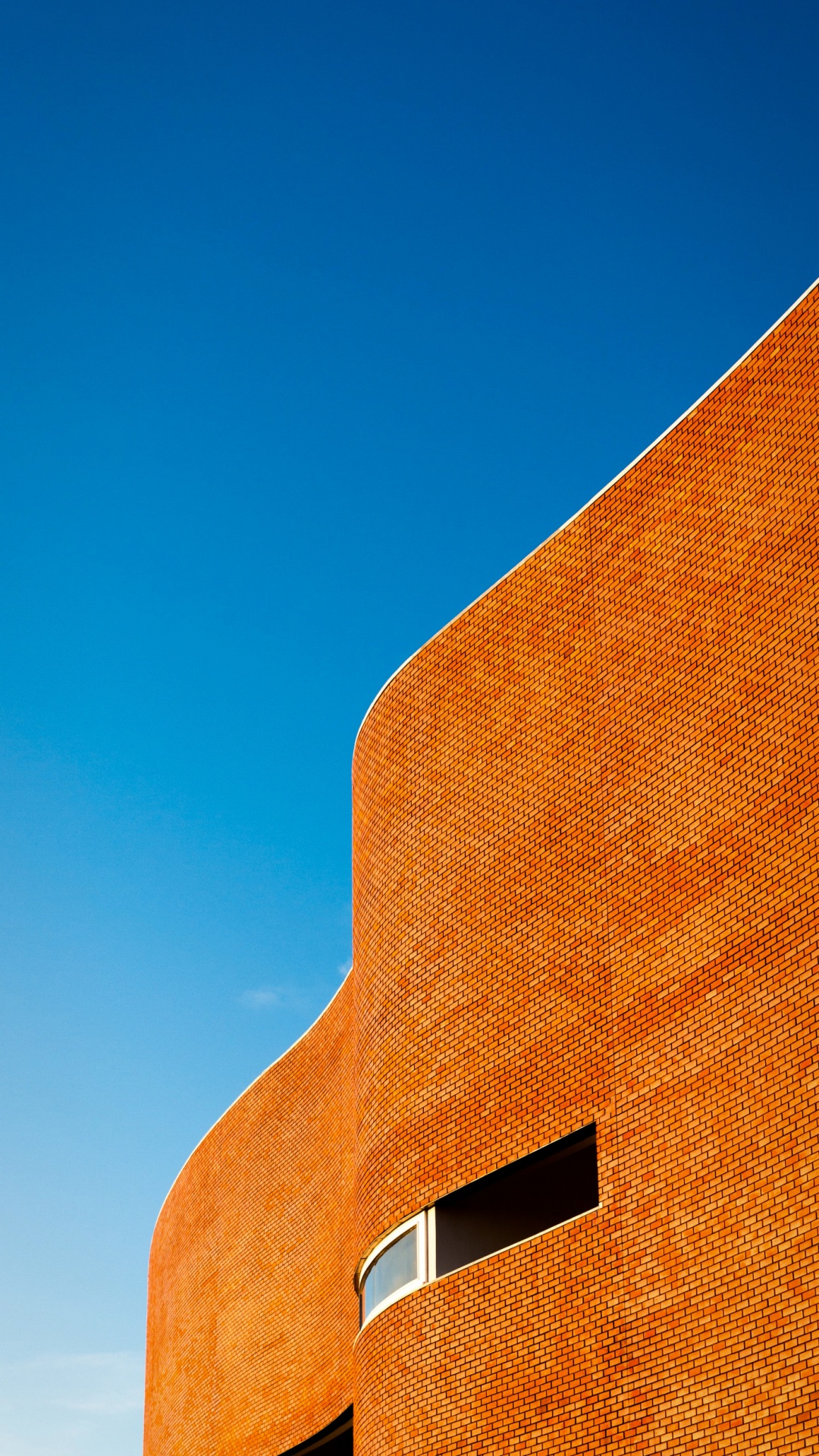 Обои архитектура, дизайн, здание, Оранжевый цвет, древесина в разрешении 1080x1920